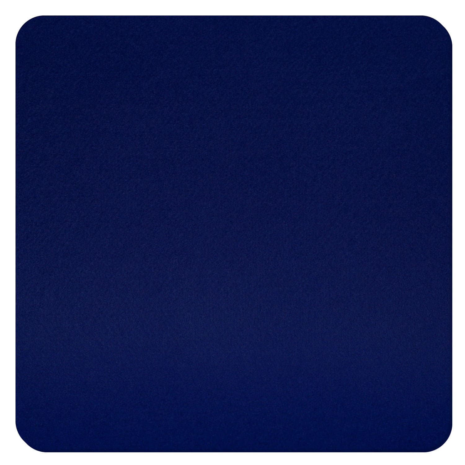 Quadrat gerundet Filz Zuschnitt Blau 3-60cm