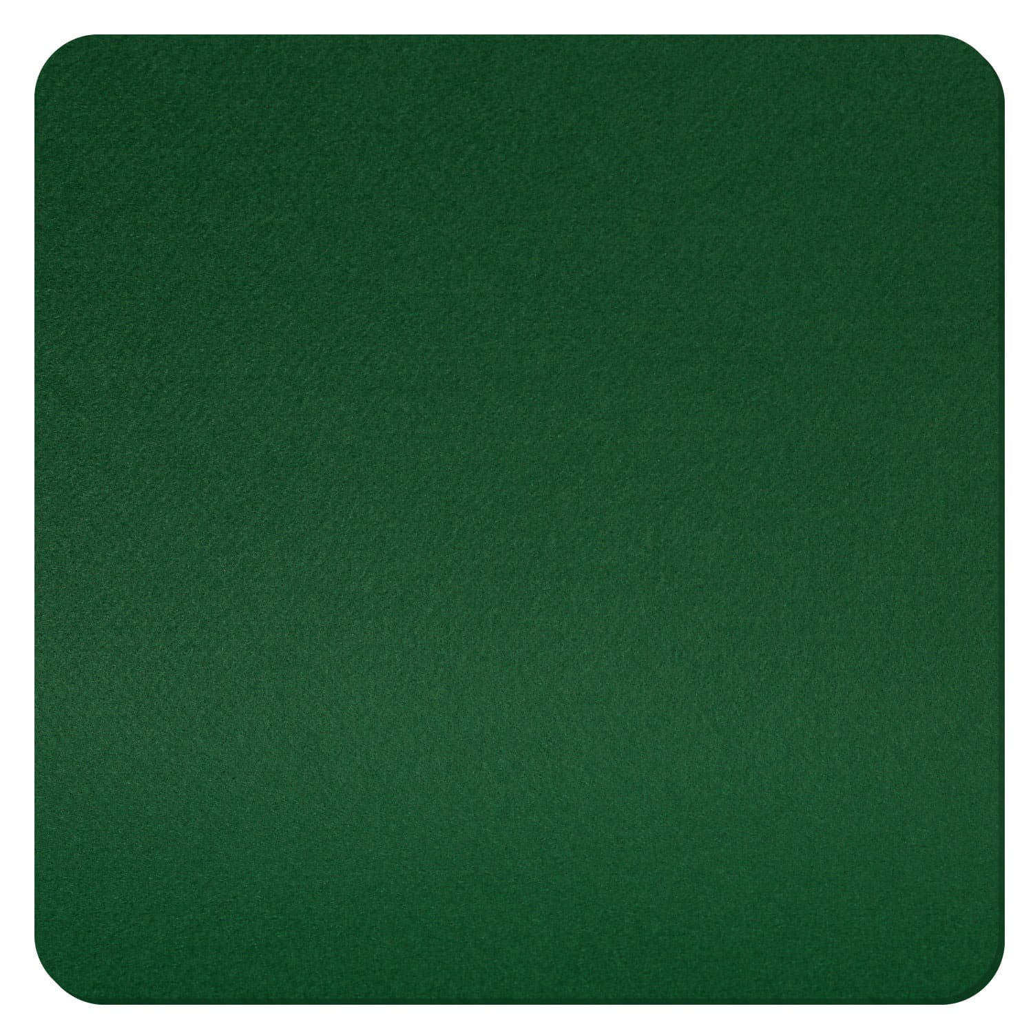 Quadrat gerundet Filz Zuschnitt Dunkelgrün 3-60cm