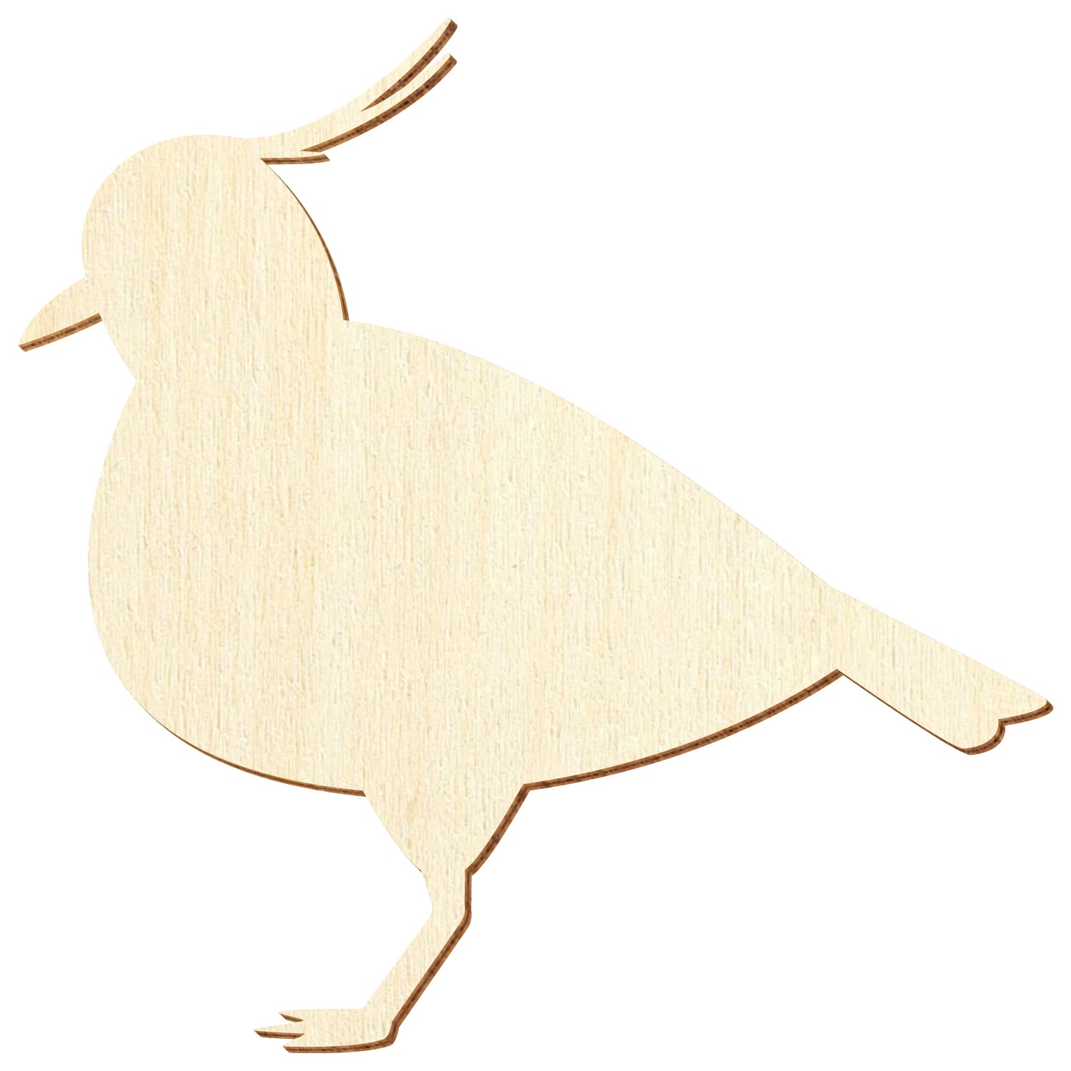 Kiebitz Vogel Holz Zuschnitt 5-50cm