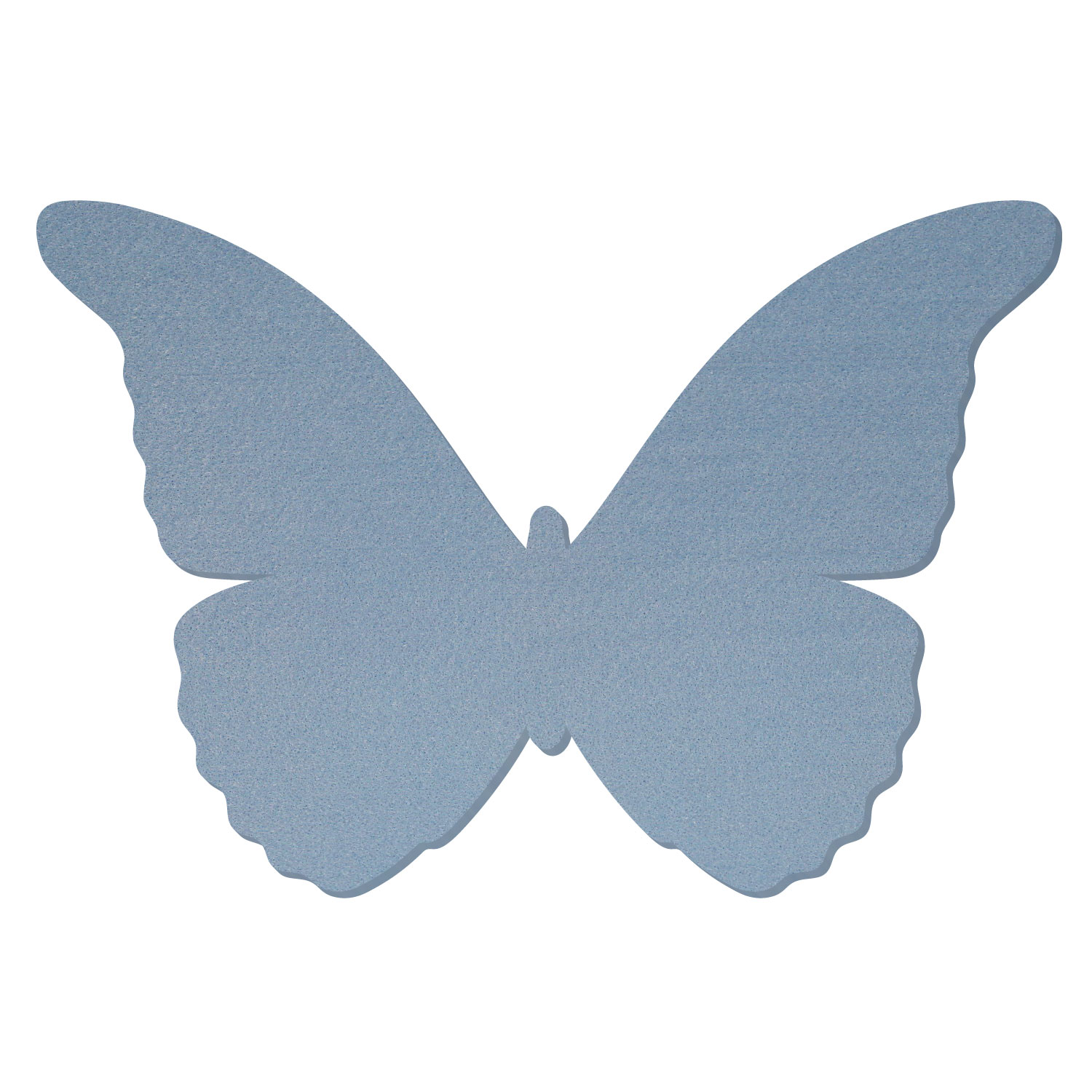Schmetterling Filz Zuschnitt Hellblau 3-60cm