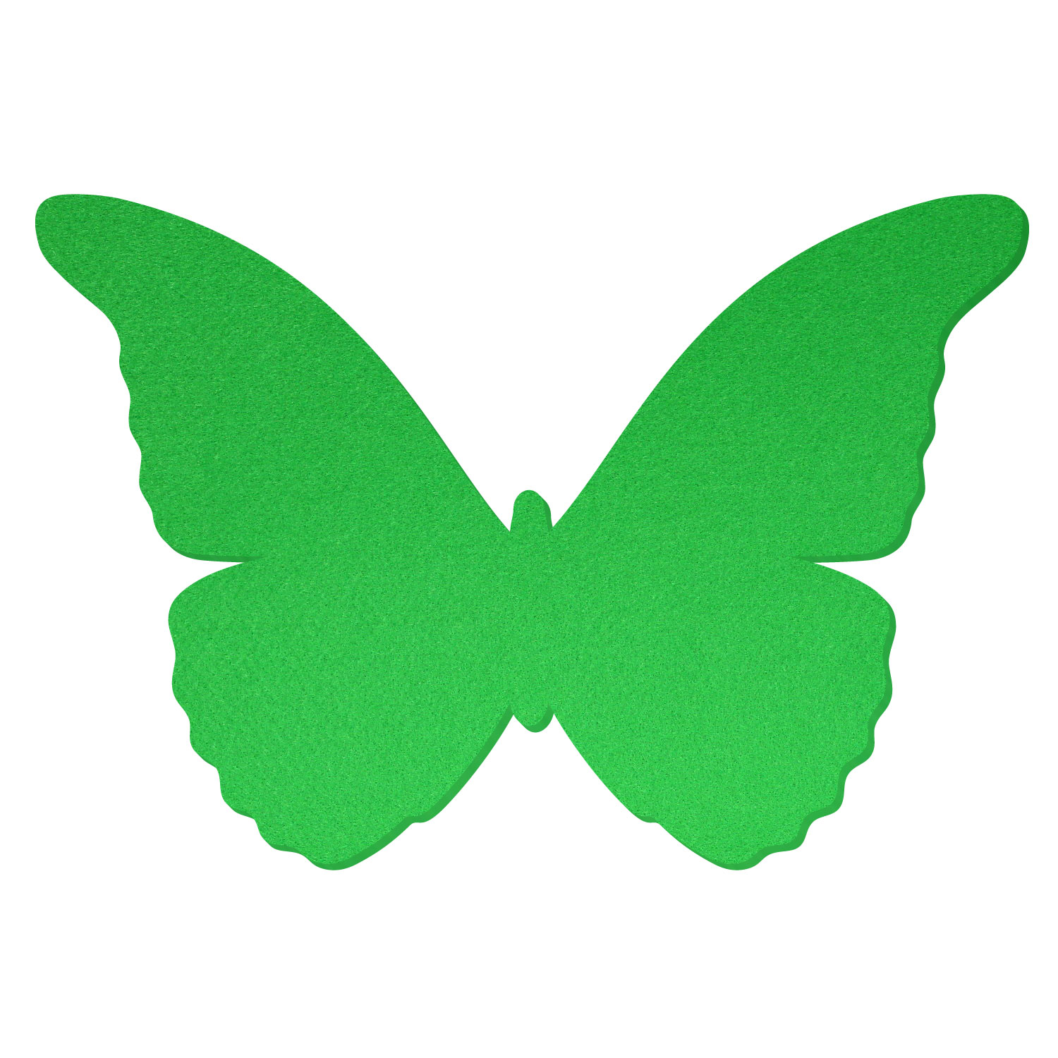 Schmetterling Filz Zuschnitt Hellgrün 3-60cm