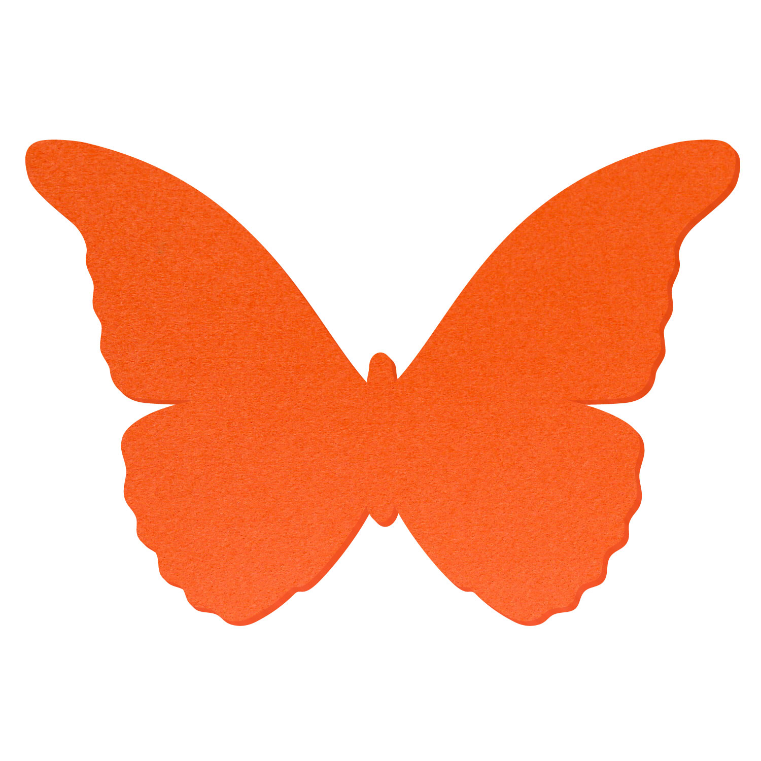 Schmetterling Filz Zuschnitt Orange 3-60cm