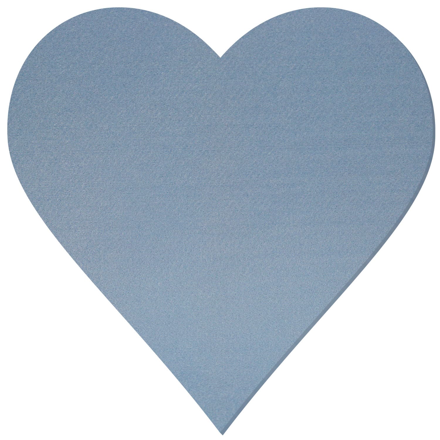 Herz Filz Zuschnitt Hellblau 3-60cm