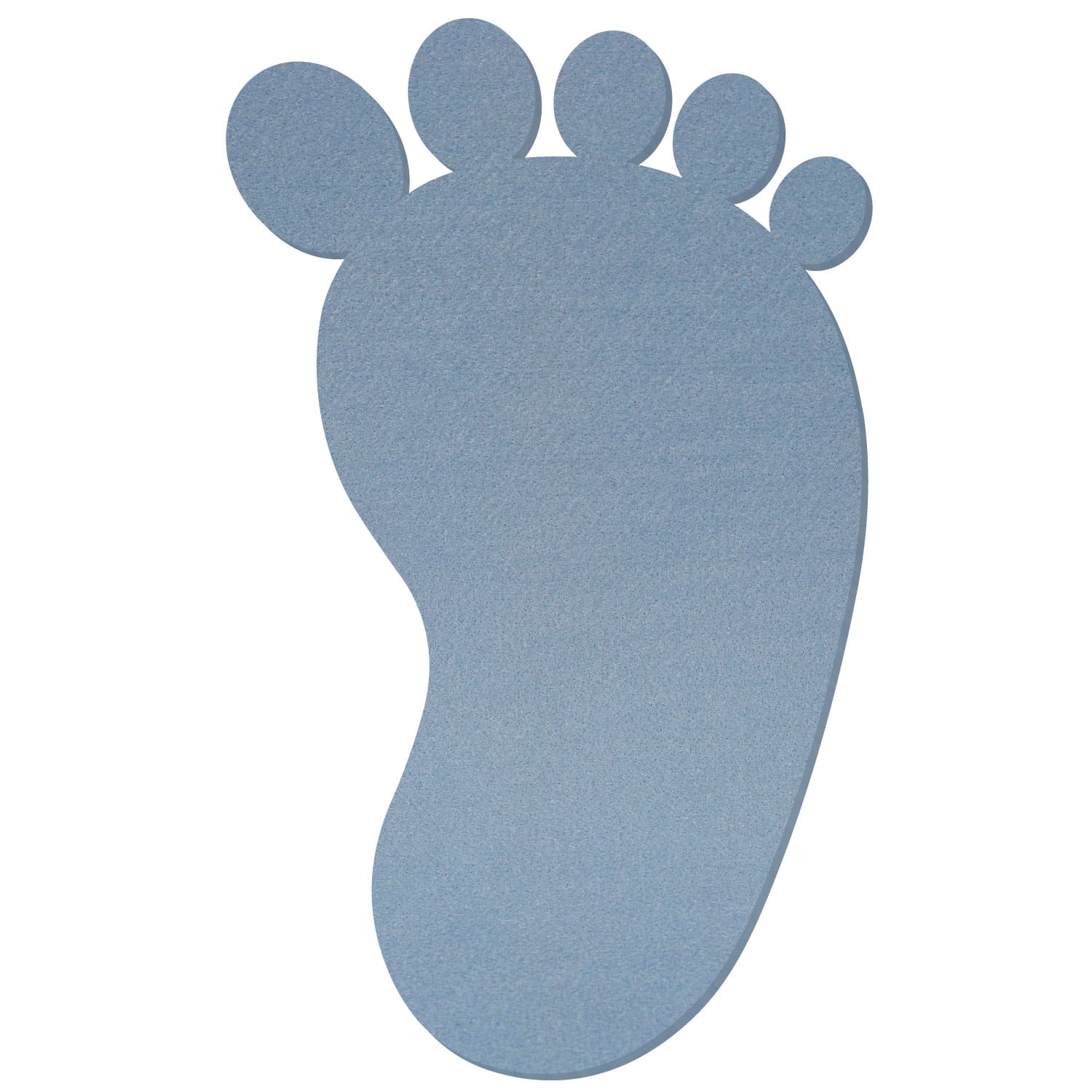Fuß Filz Zuschnitt Hellblau 3-60cm