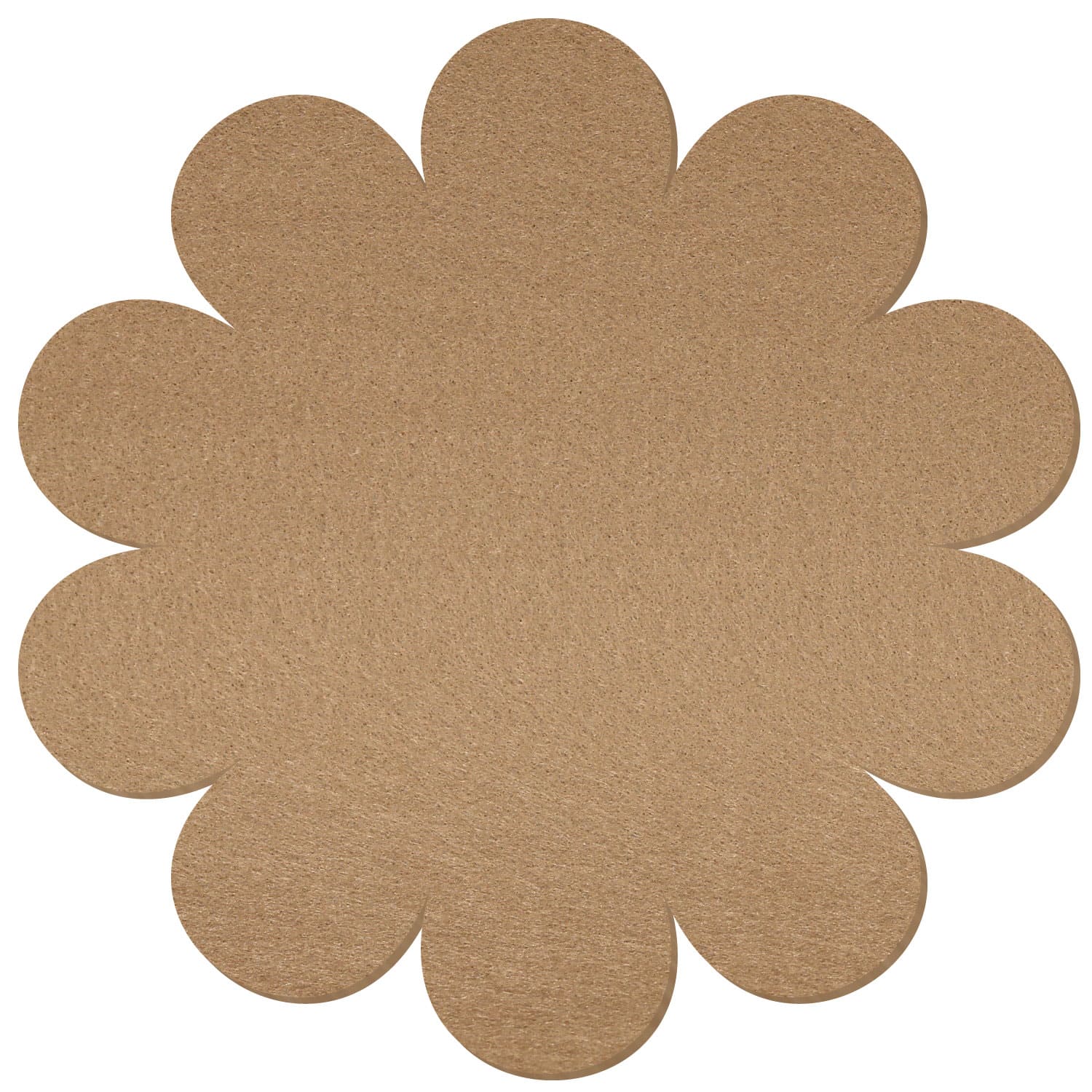 Untersetzer Blume V1 Filz Zuschnitt Schlamm 3-60cm