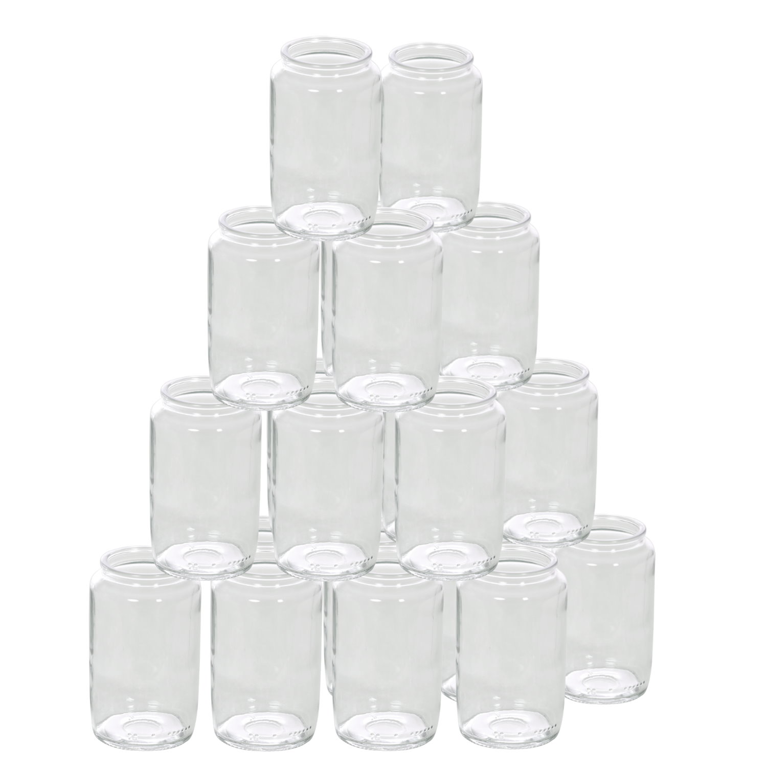 Windlicht Teelichtglas Ø 47mm – 20er Set