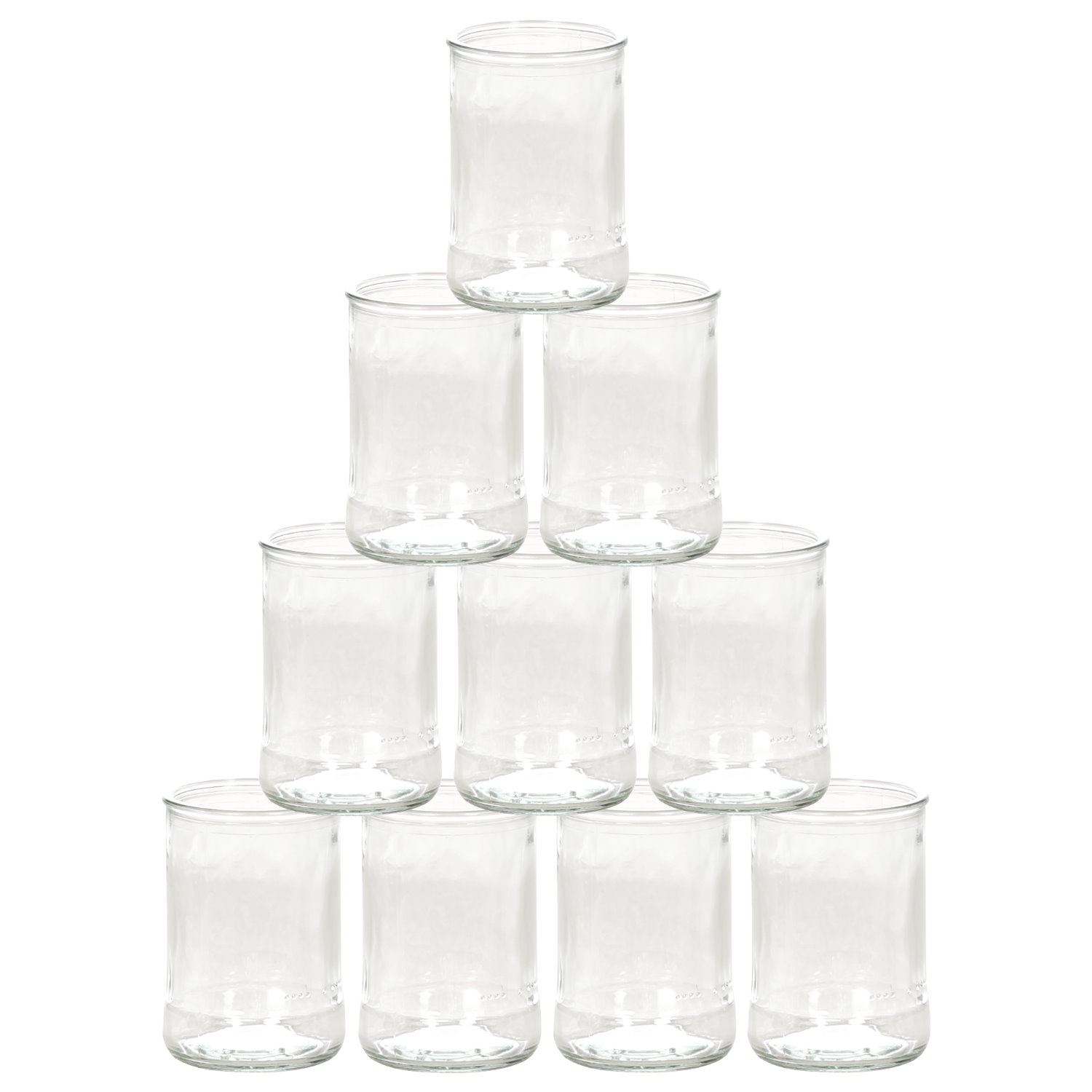 Windlicht Teelichtglas Para groß Ø 60mm – 10er Set