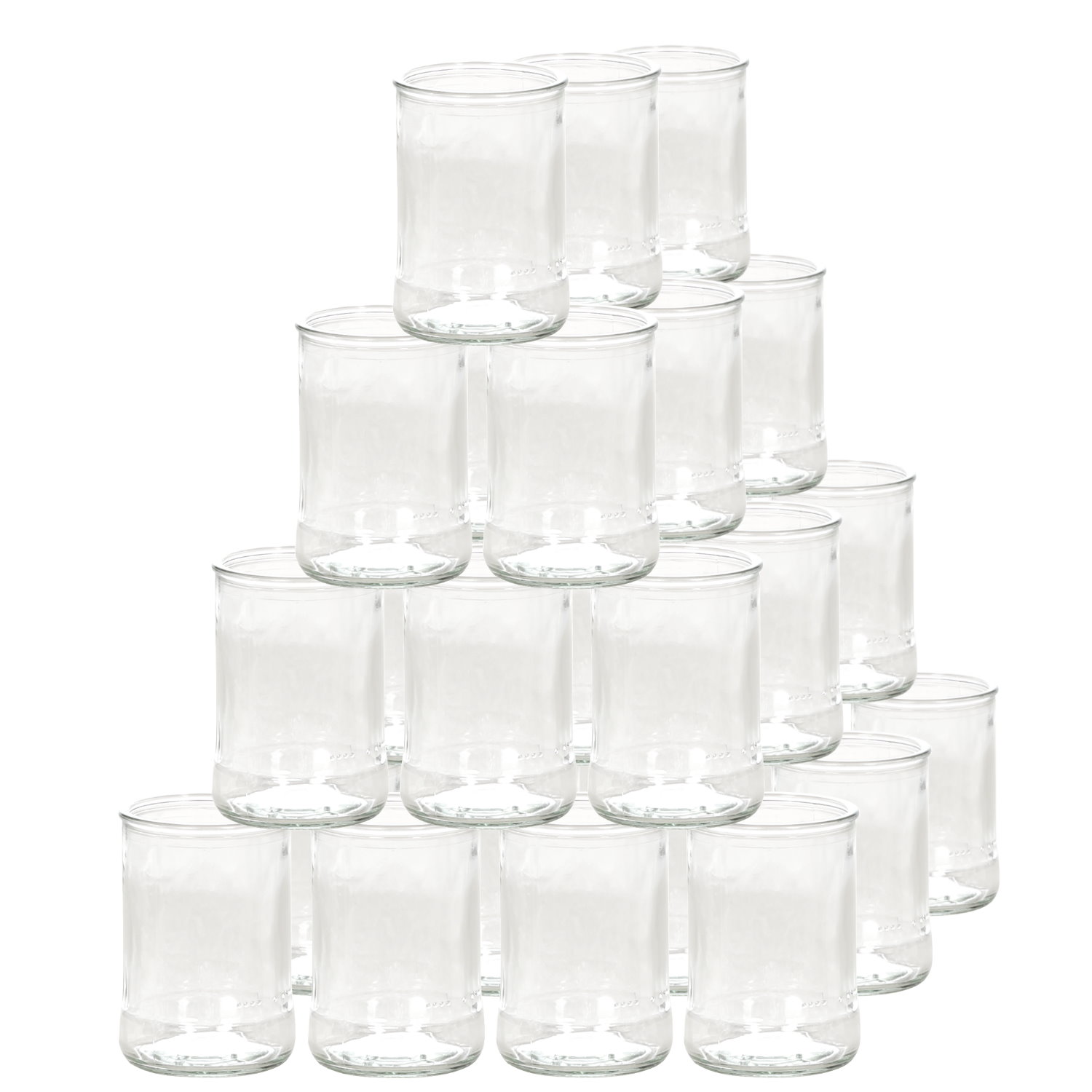 Windlicht Teelichtglas Para groß Ø 60mm – 30er Set