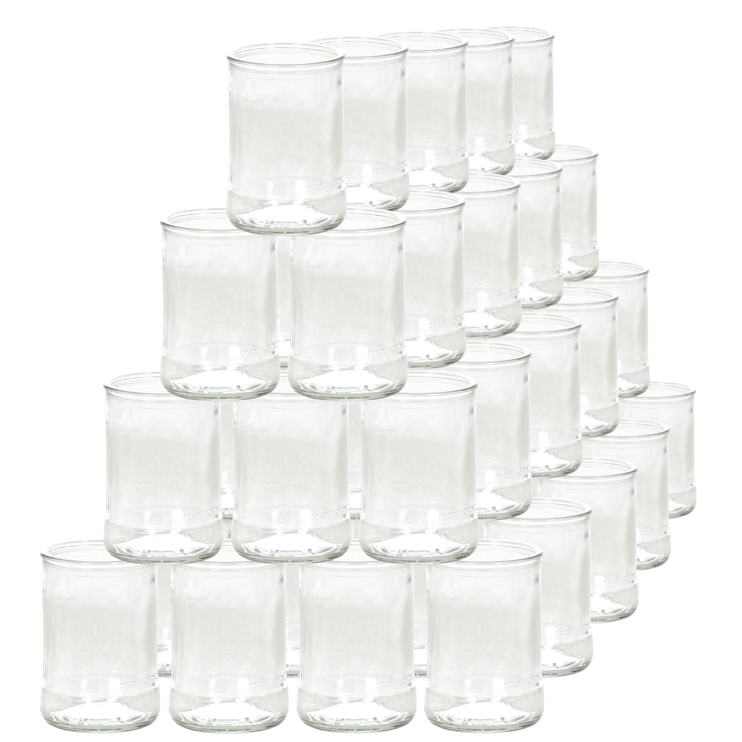 Windlicht Teelichtglas Para groß Ø 60mm – 50er Set