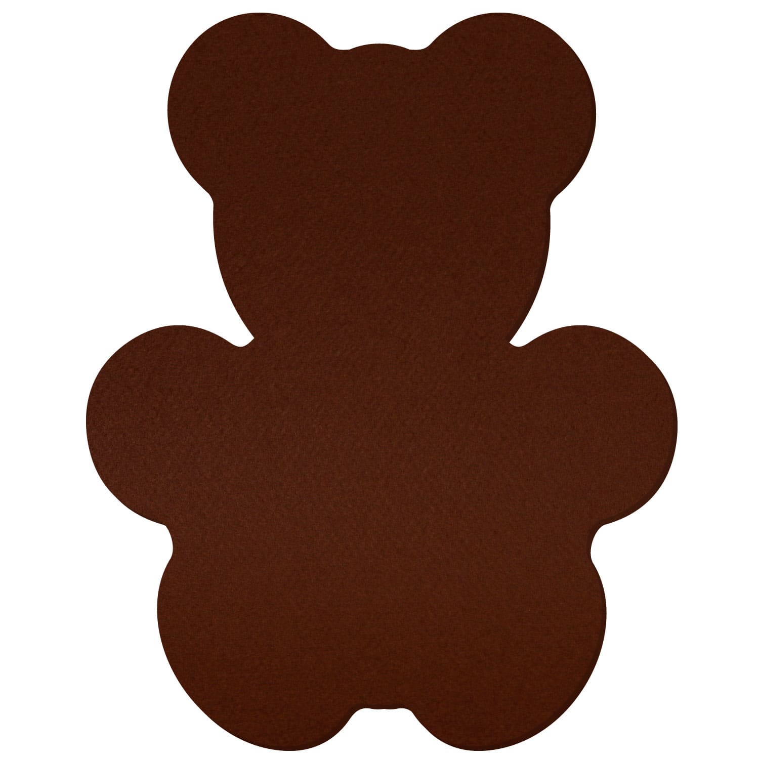 Teddy Filz Zuschnitt Braun3-60cm