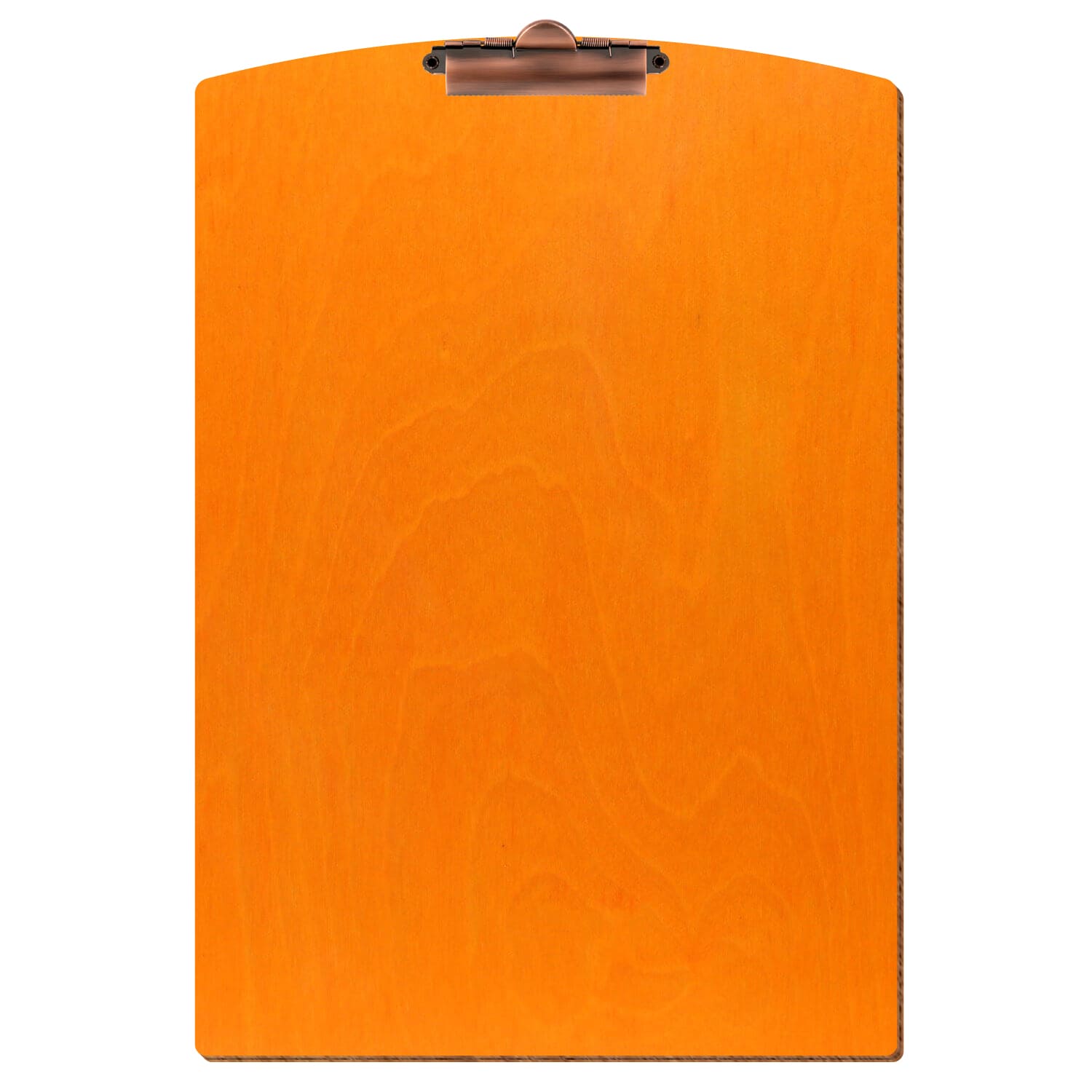 Klemmbrett Segmentform Orange A3 hochkant Zahnklemme Kupfer