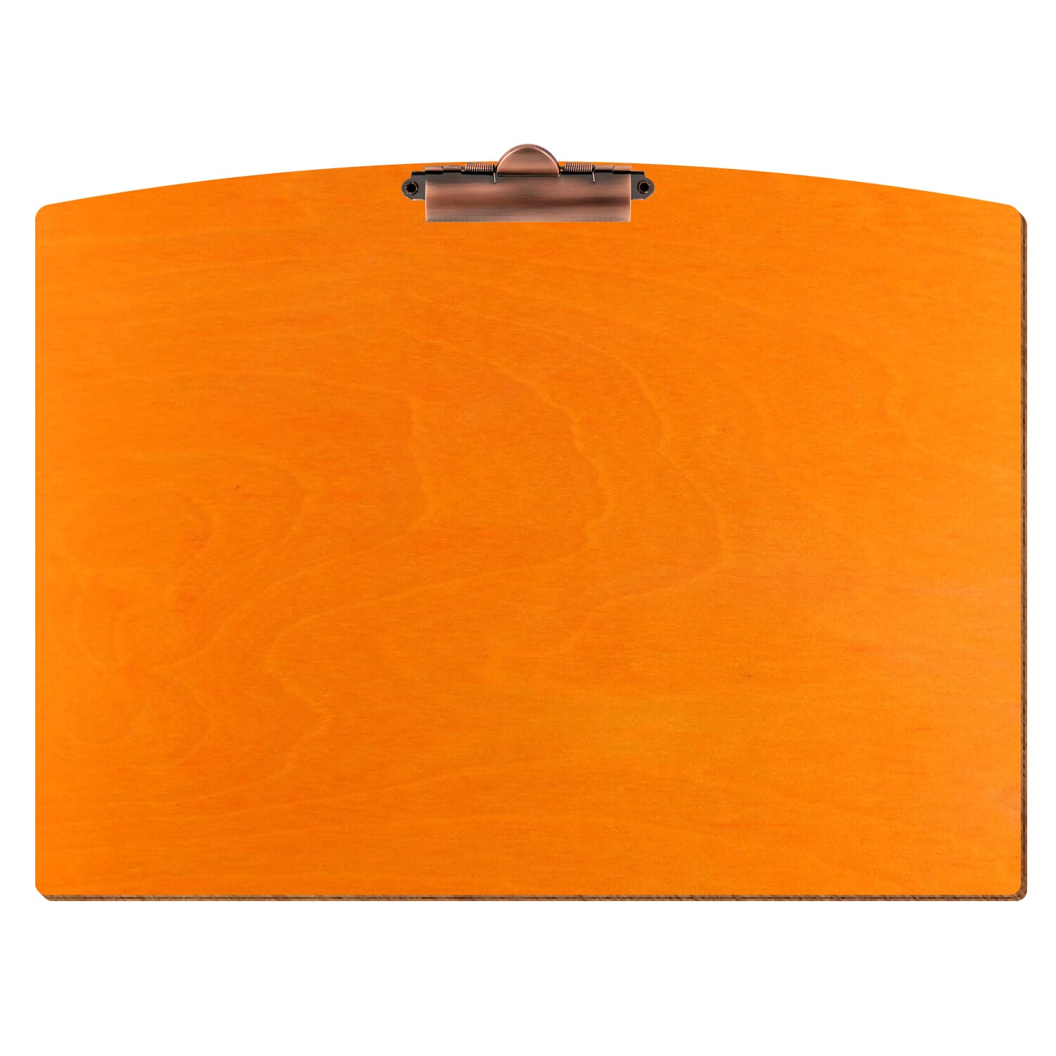 Klemmbrett Segmentform Orange A3 querkant Zahnklemme Kupfer