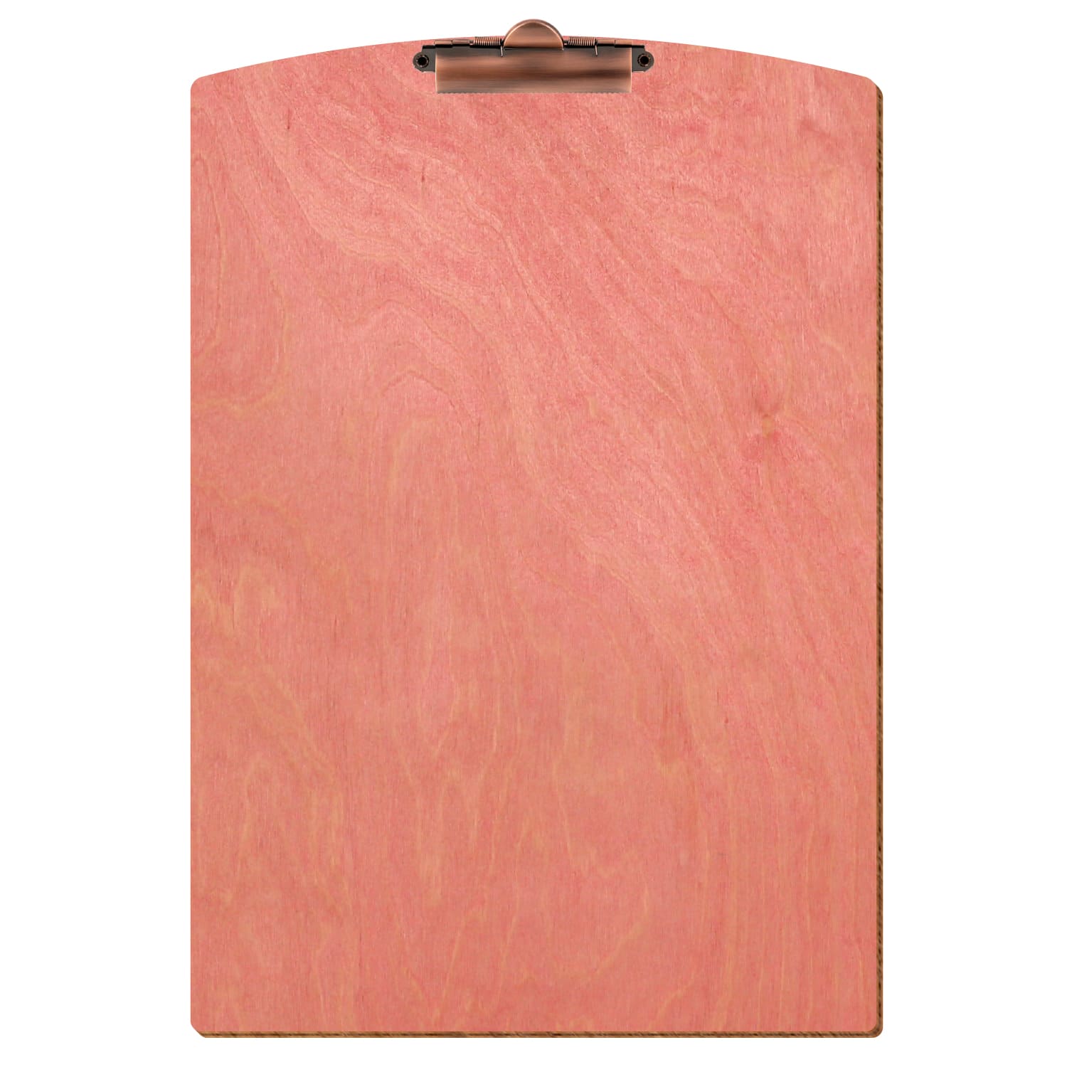 Klemmbrett Segmentform Rosa A3 hochkant Zahnklemme Kupfer