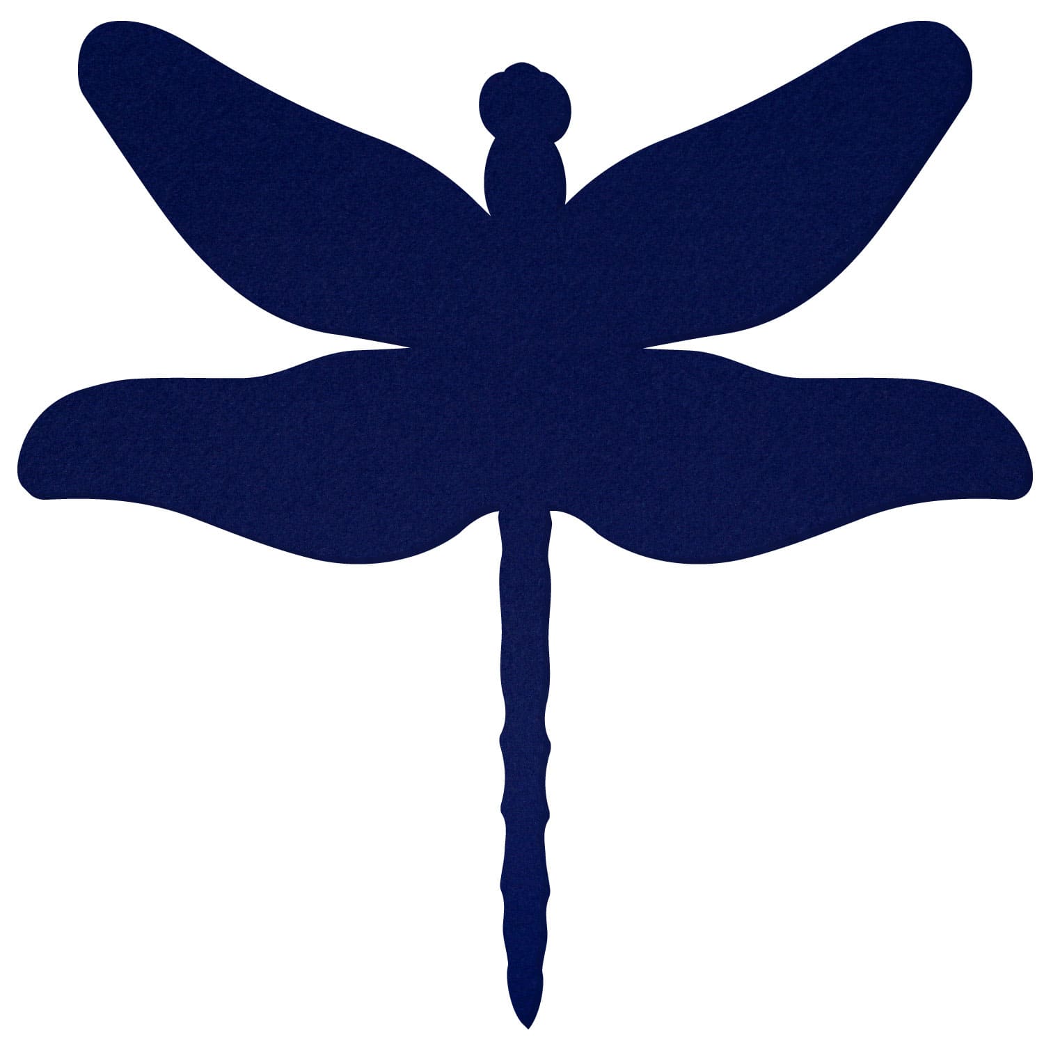 Libelle Filz Zuschnitt Blau 3-60cm