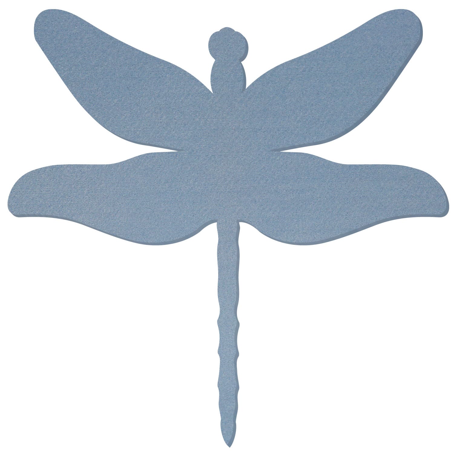 Libelle Filz Zuschnitt Hellblau 3-60cm