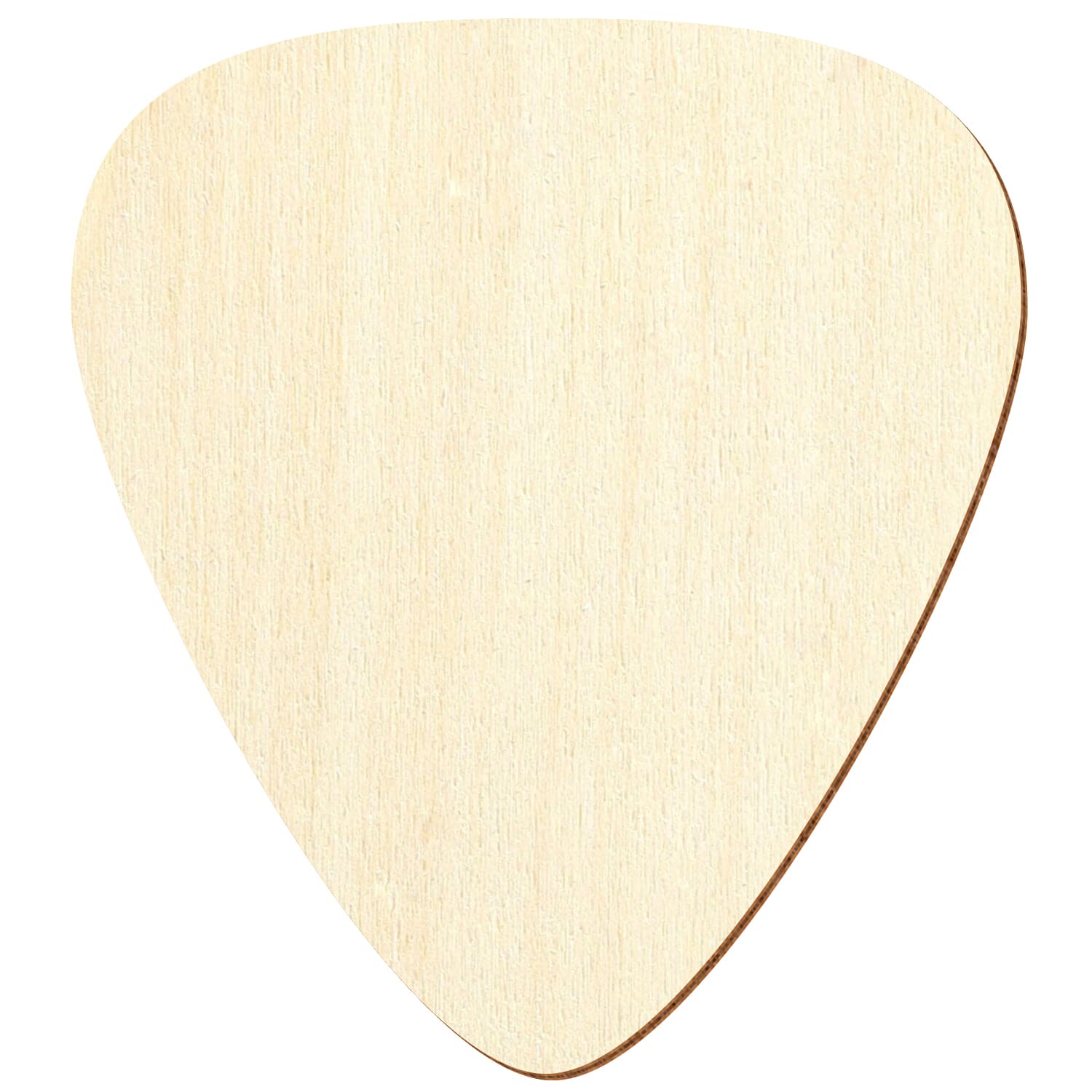 Holz Plektrum Plektron Plektar Pick- 3-50 cm Deko Basteln