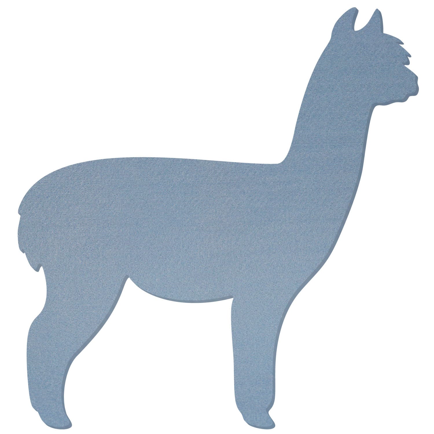Alpaka Filz Zuschnitt Hellblau 3-60cm