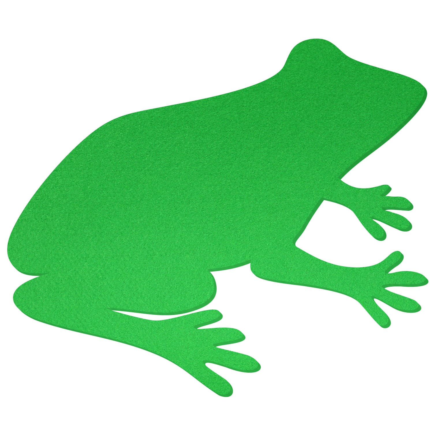 Frosch Laubfrosch Filz Zuschnitt Hellgrün 3-60cm