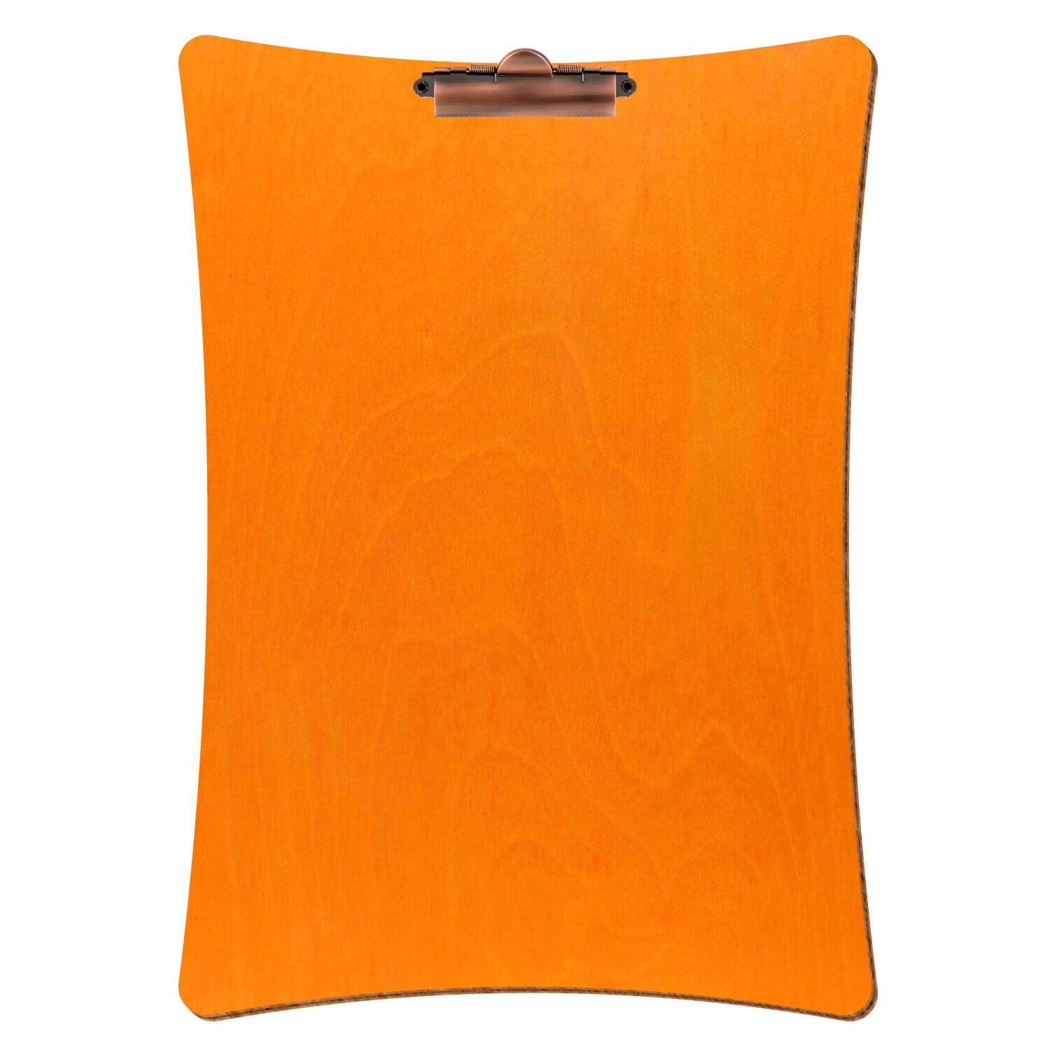 Klemmbrett konkav Orange A3 hochkant Zahnklemme Kupfer