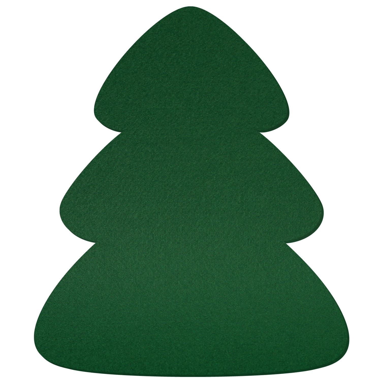 Tannenbaum Filz Zuschnitt Dunkelgrün 3-60cm