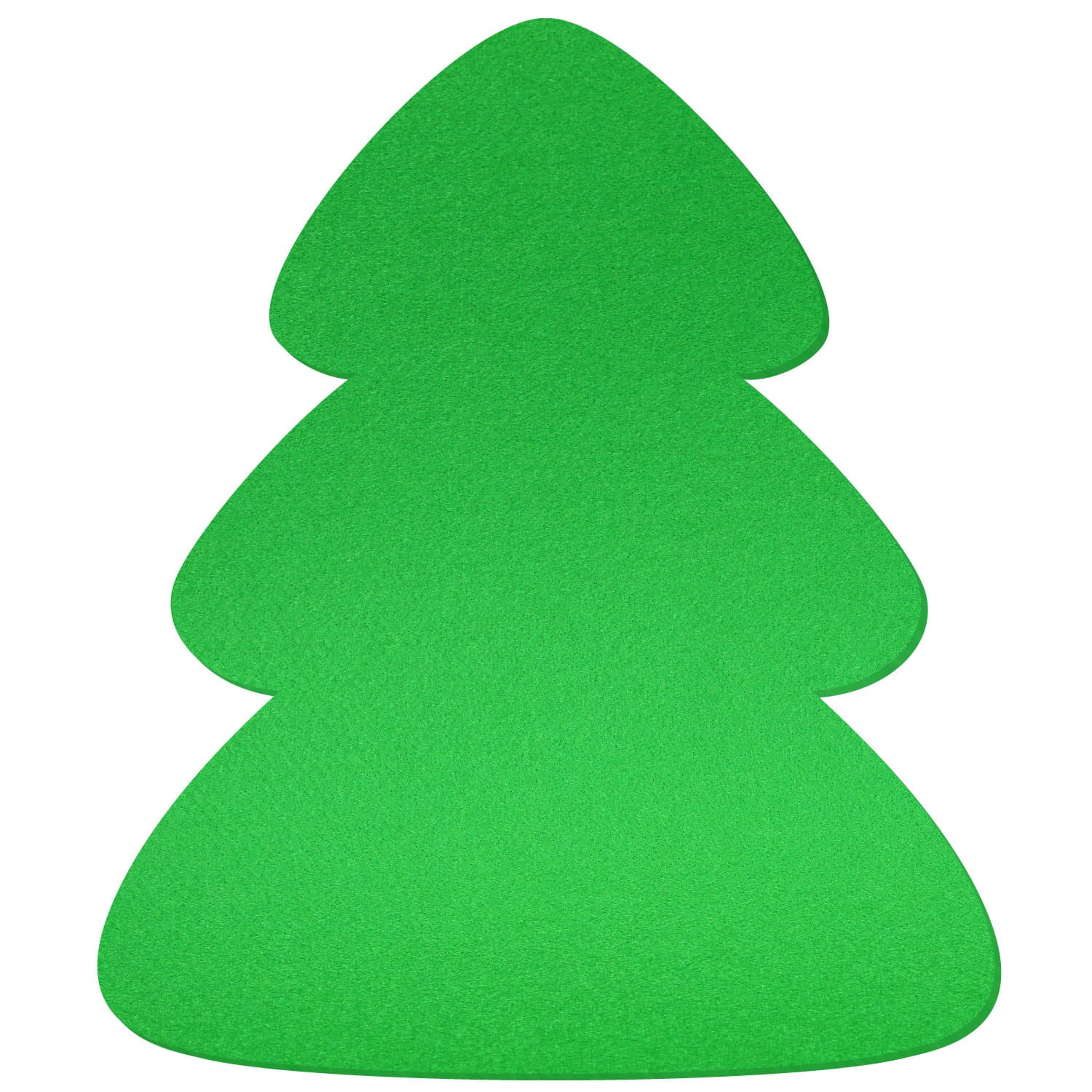 Tannenbaum Filz Zuschnitt Hellgrün 3-60cm