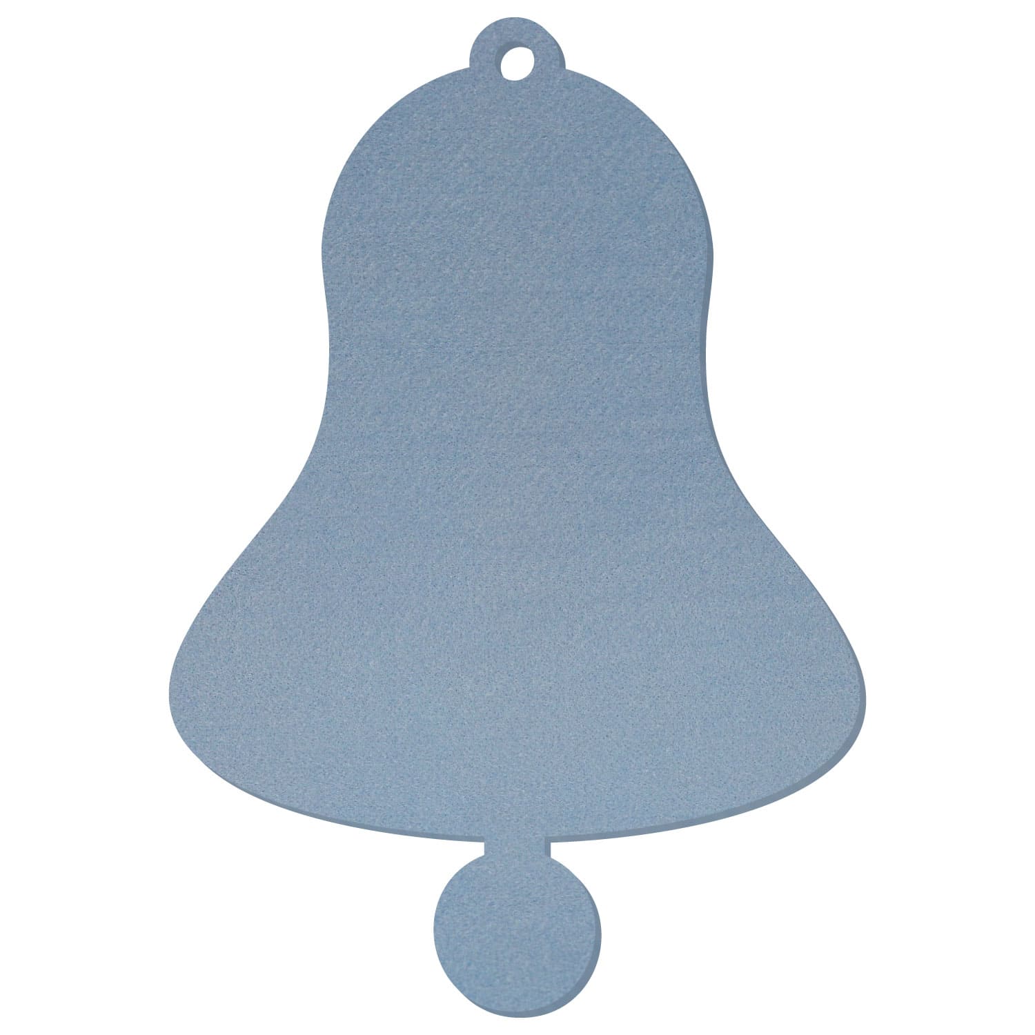 Glocke Filz Zuschnitt Hellblau 3-60cm