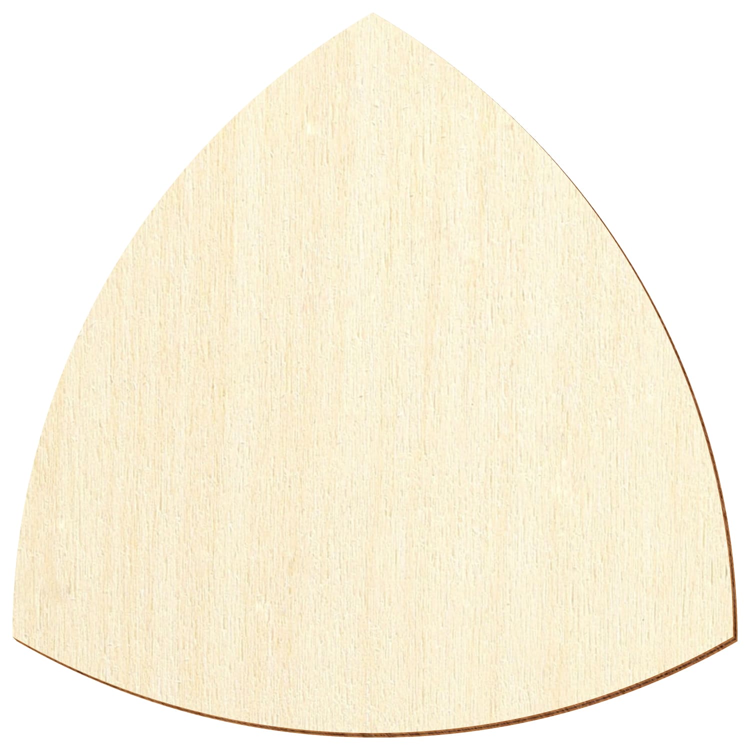 Holz Gleichdick Bogendreieck - Zuschnitt 3-50cm Deko Basteln