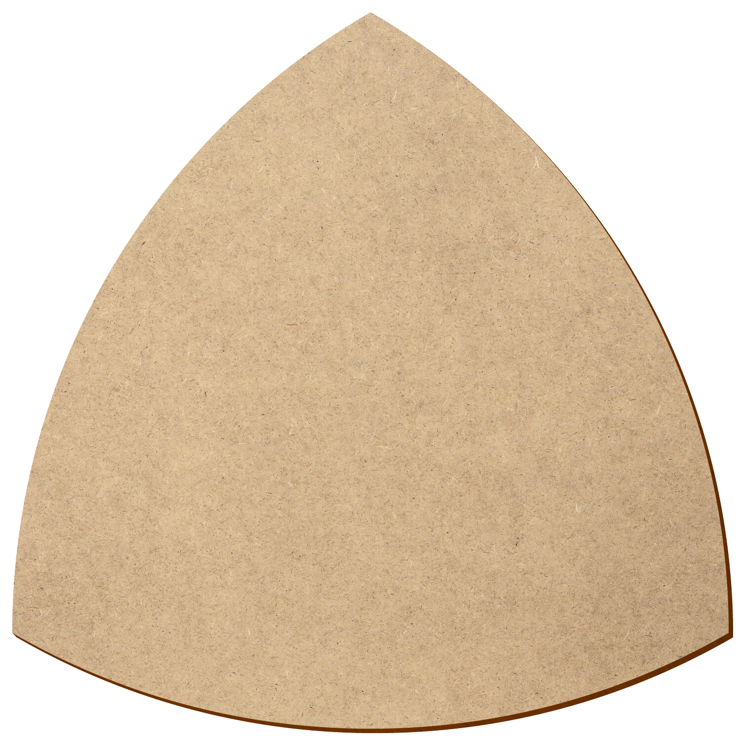 Gleichdick Bogendreieck MDF Zuschnitt 3-50cm