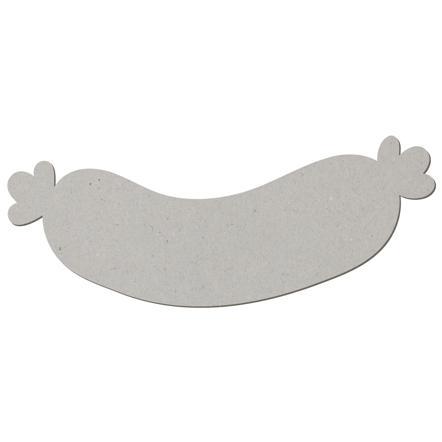 Weißwurst V1 Pappe Zuschnitt 5-50cm