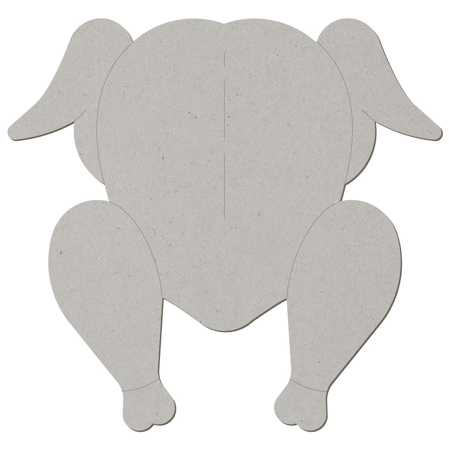 Grillhähnchen Broiler Pappe Zuschnitt 5-50cm