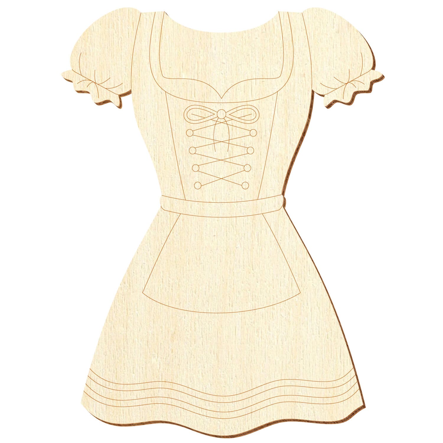 Dirndl V2 Holz Zuschnitt 5-50cm