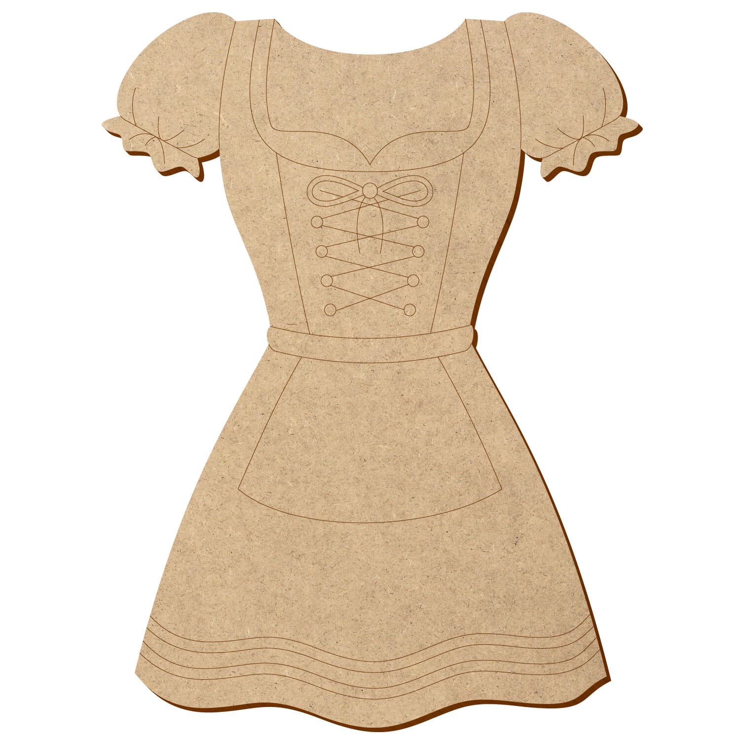 Dirndl V2 MDF Zuschnitt 5-50cm