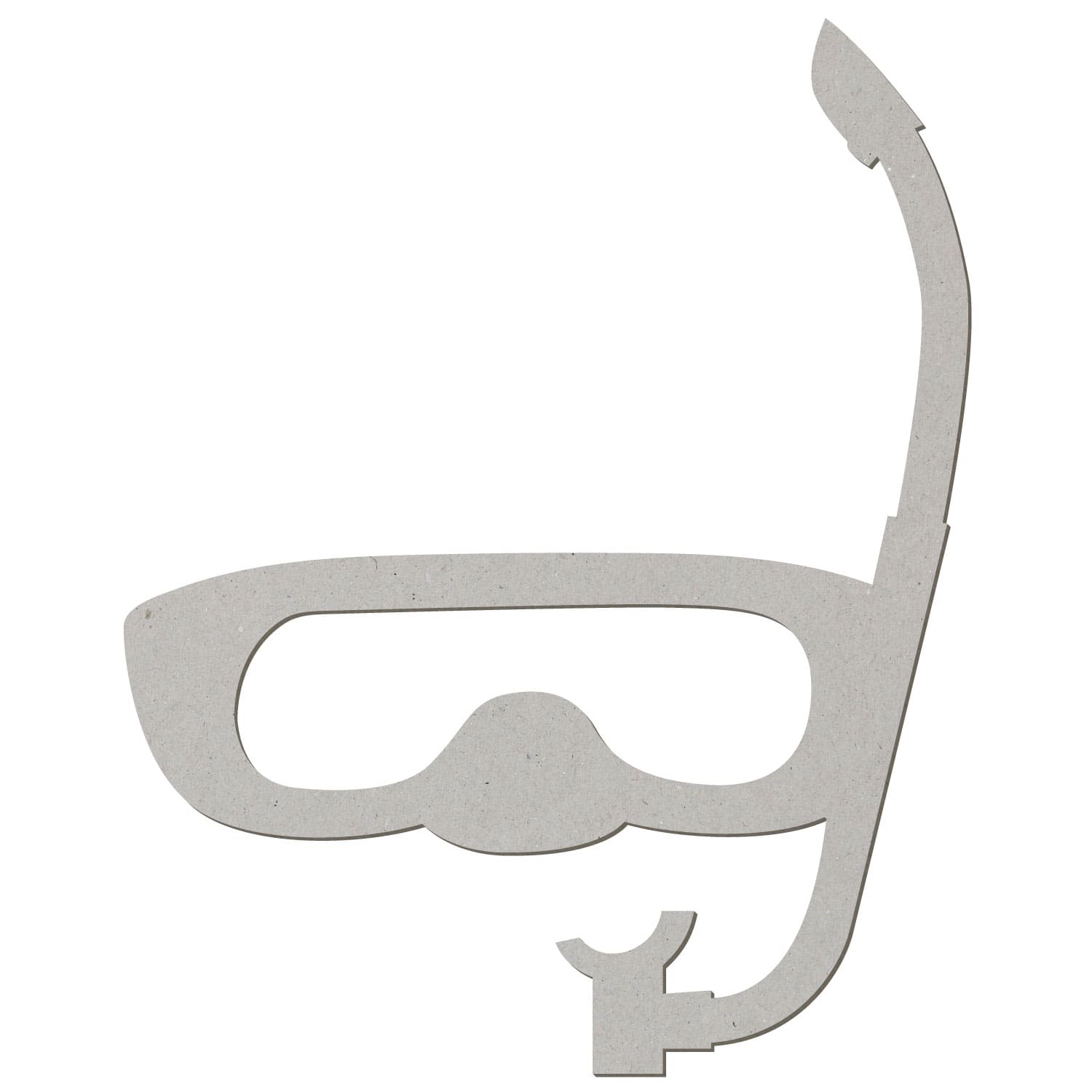 Schnorchel Taucherbrille Pappe Zuschnitt 5-50cm