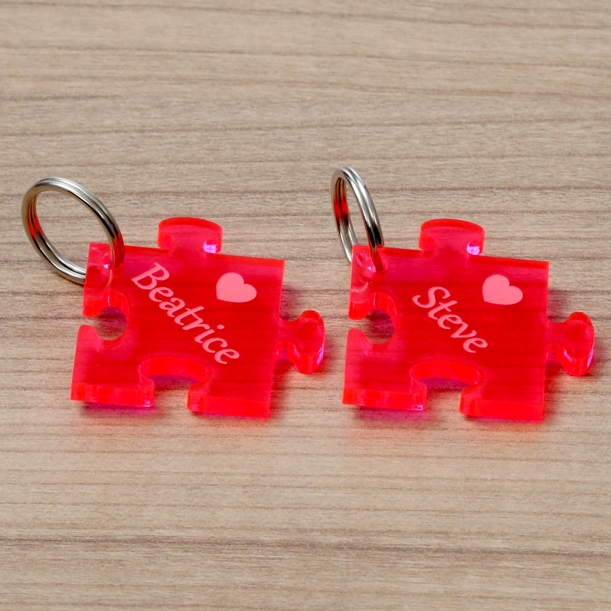 PLEXIGLAS® NEON Liebes-Anhänger Schlüsselanhänger