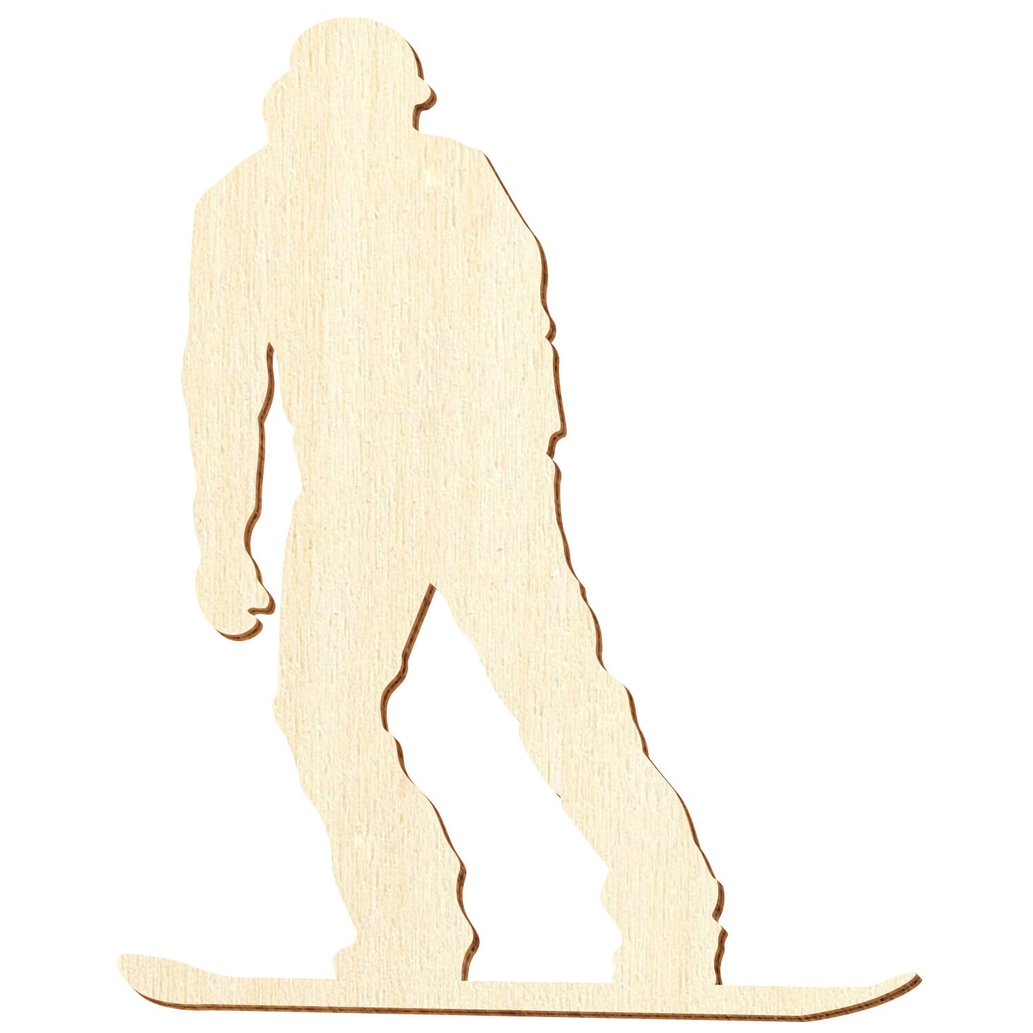 Snowboarder 1 Holz Zuschnitt 5-50cm
