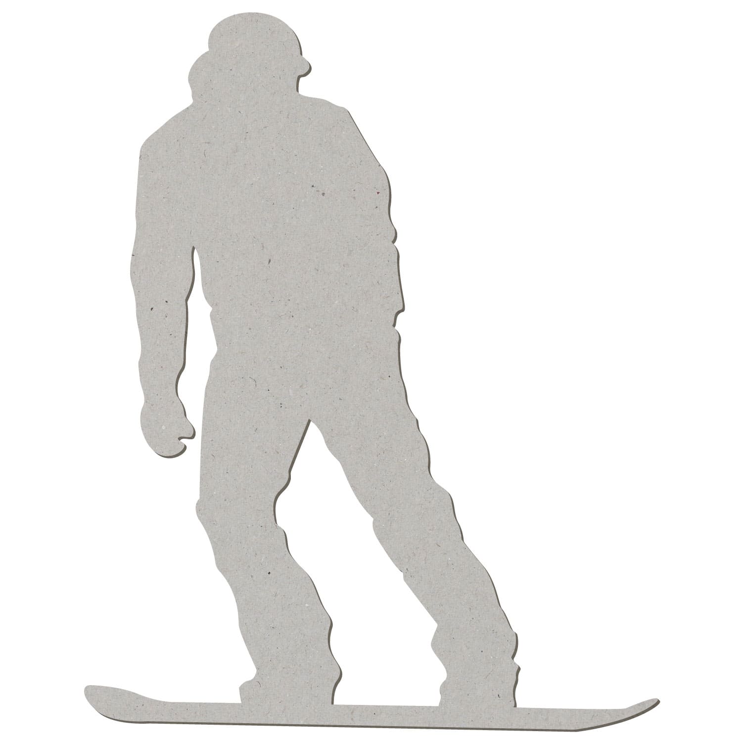 Snowboarder 1 Pappe Zuschnitt 5-50cm