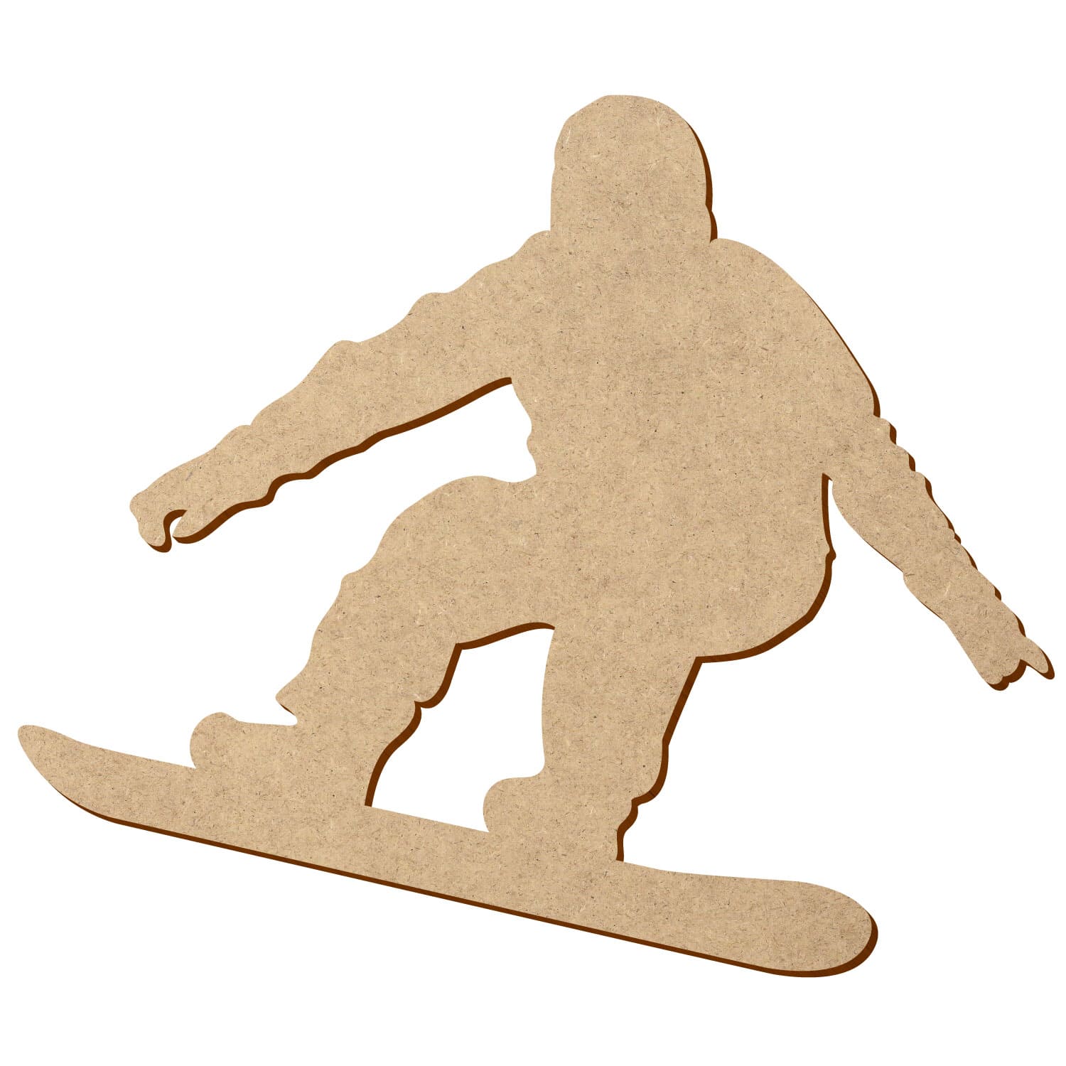 Snowboarder 2 MDF Zuschnitt 5-50cm