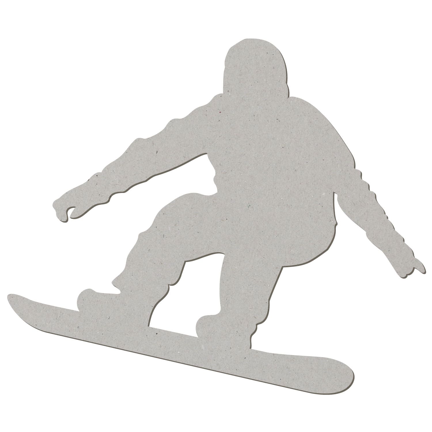 Snowboarder 2 Pappe Zuschnitt 5-50cm