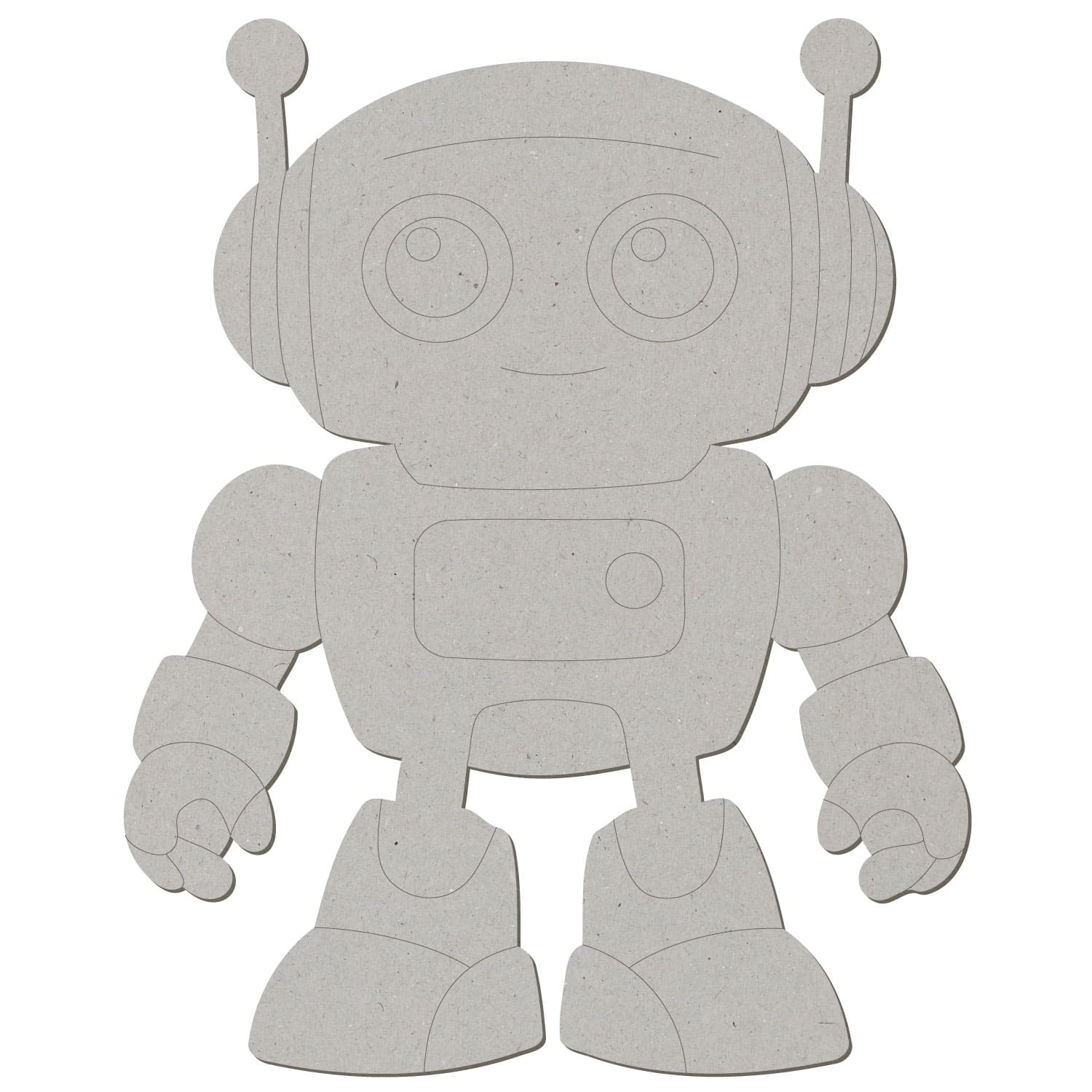 Roboter V2 Pappe Zuschnitt 5-50cm