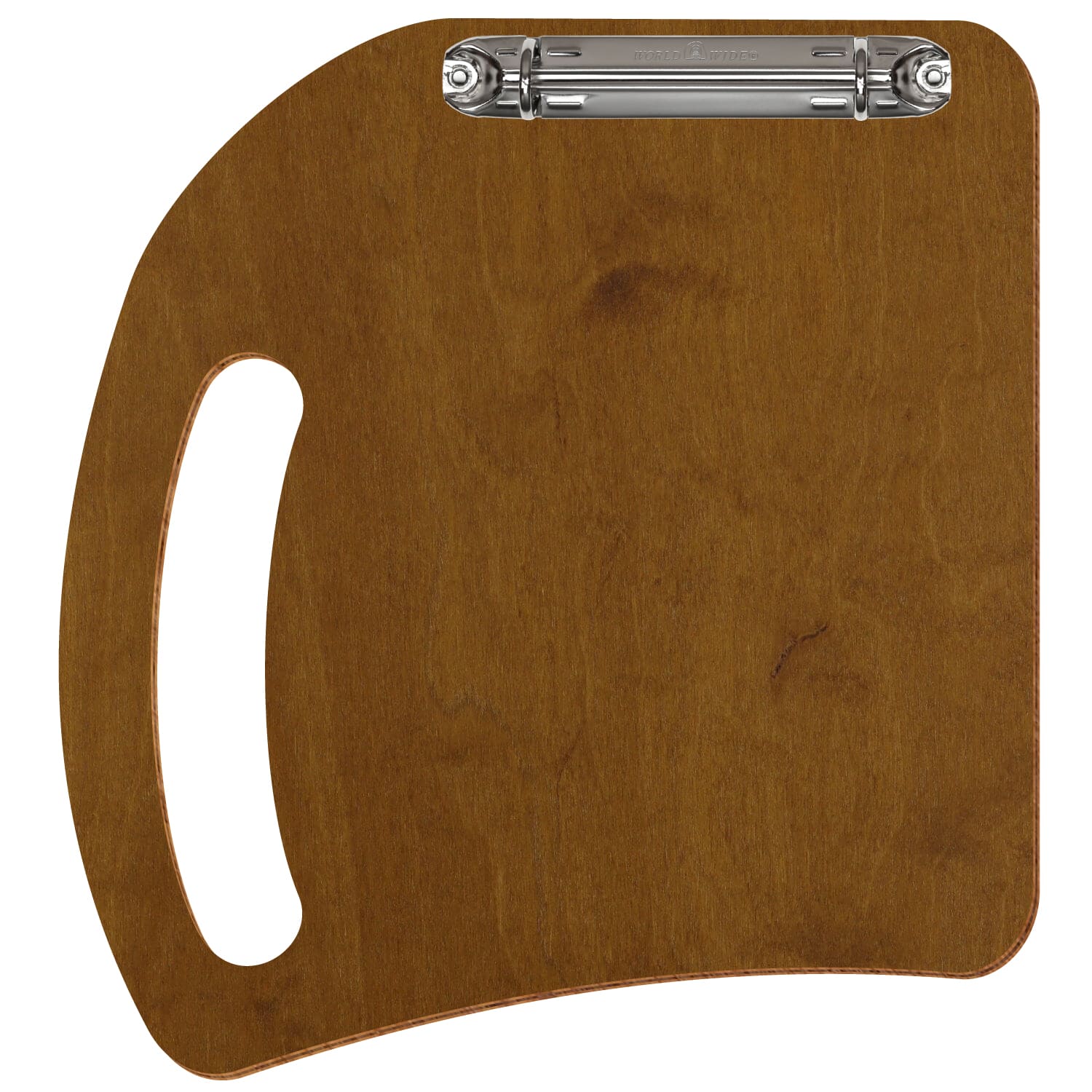 Ringbuchbrett Gastro Teak A5 quer Ringbuchmechanik 2fach silber
