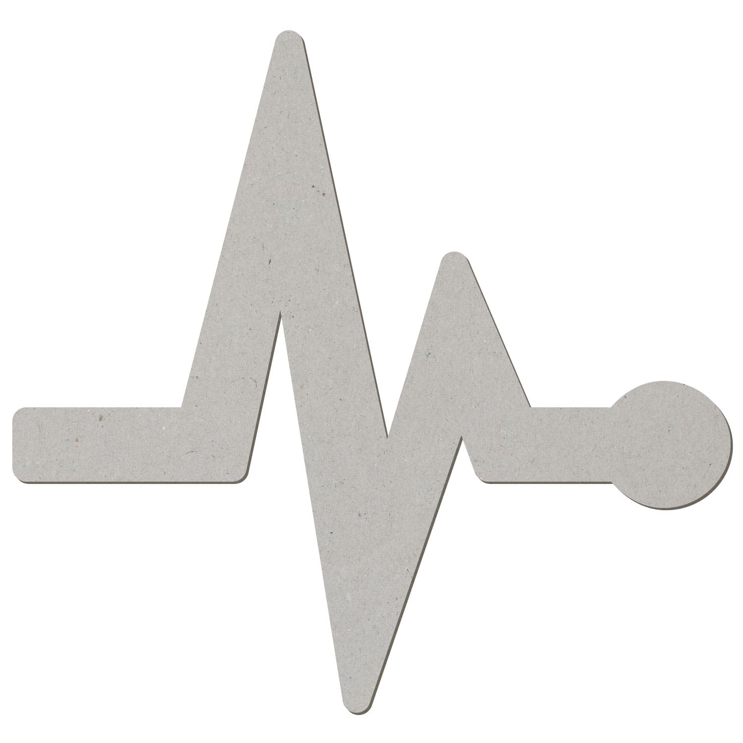 EKG-Kurve Pappe Zuschnitt 5-50cm