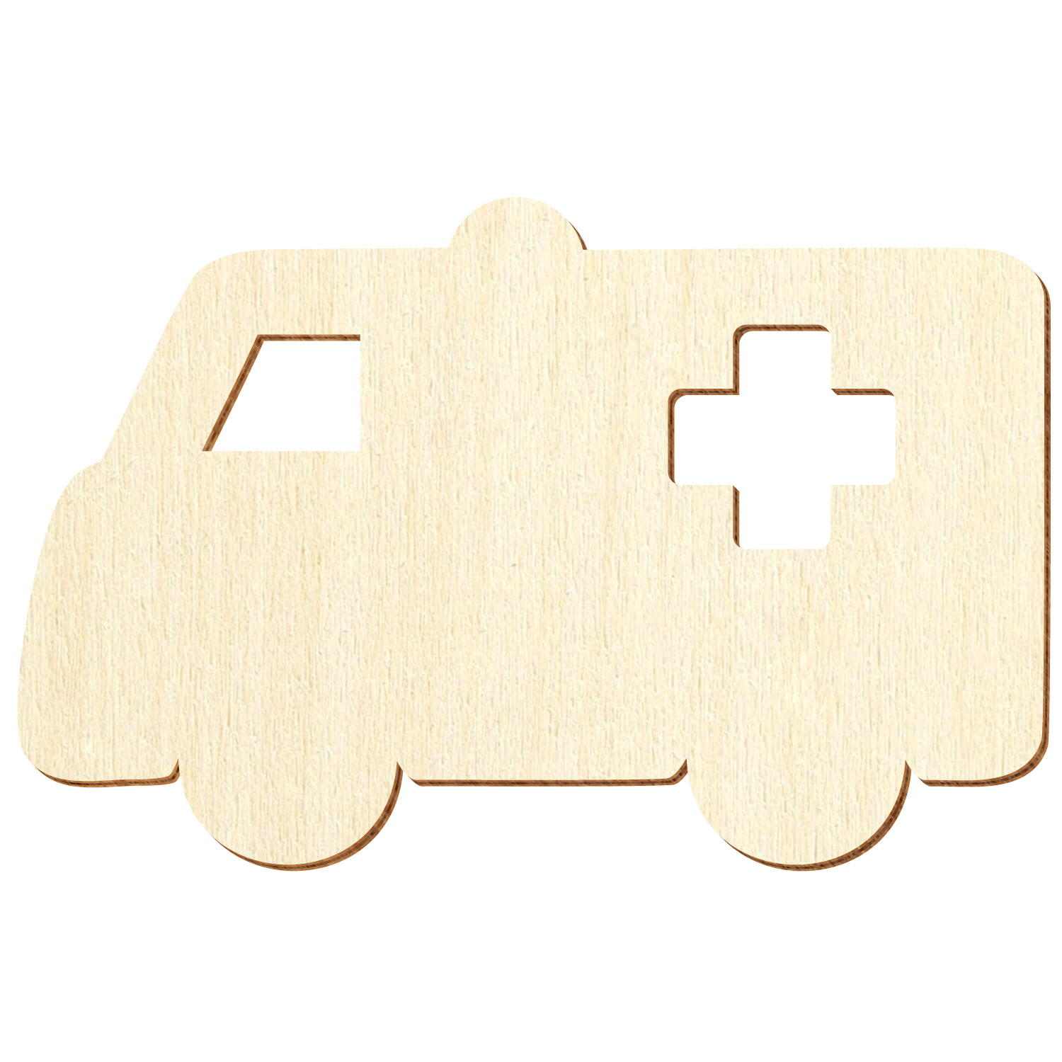 Krankenwagen Holz Zuschnitt 5-50cm
