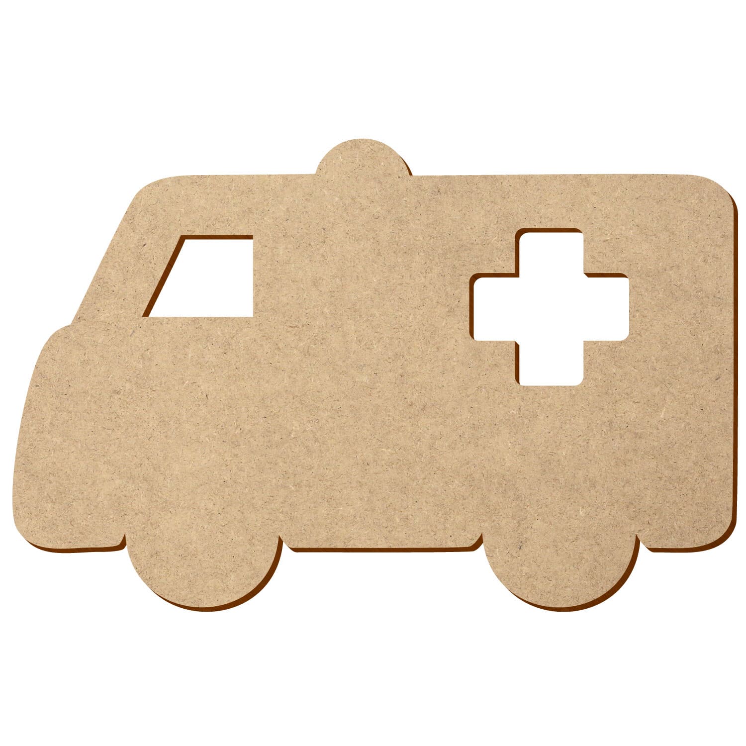 Krankenwagen MDF Zuschnitt 5-50cm