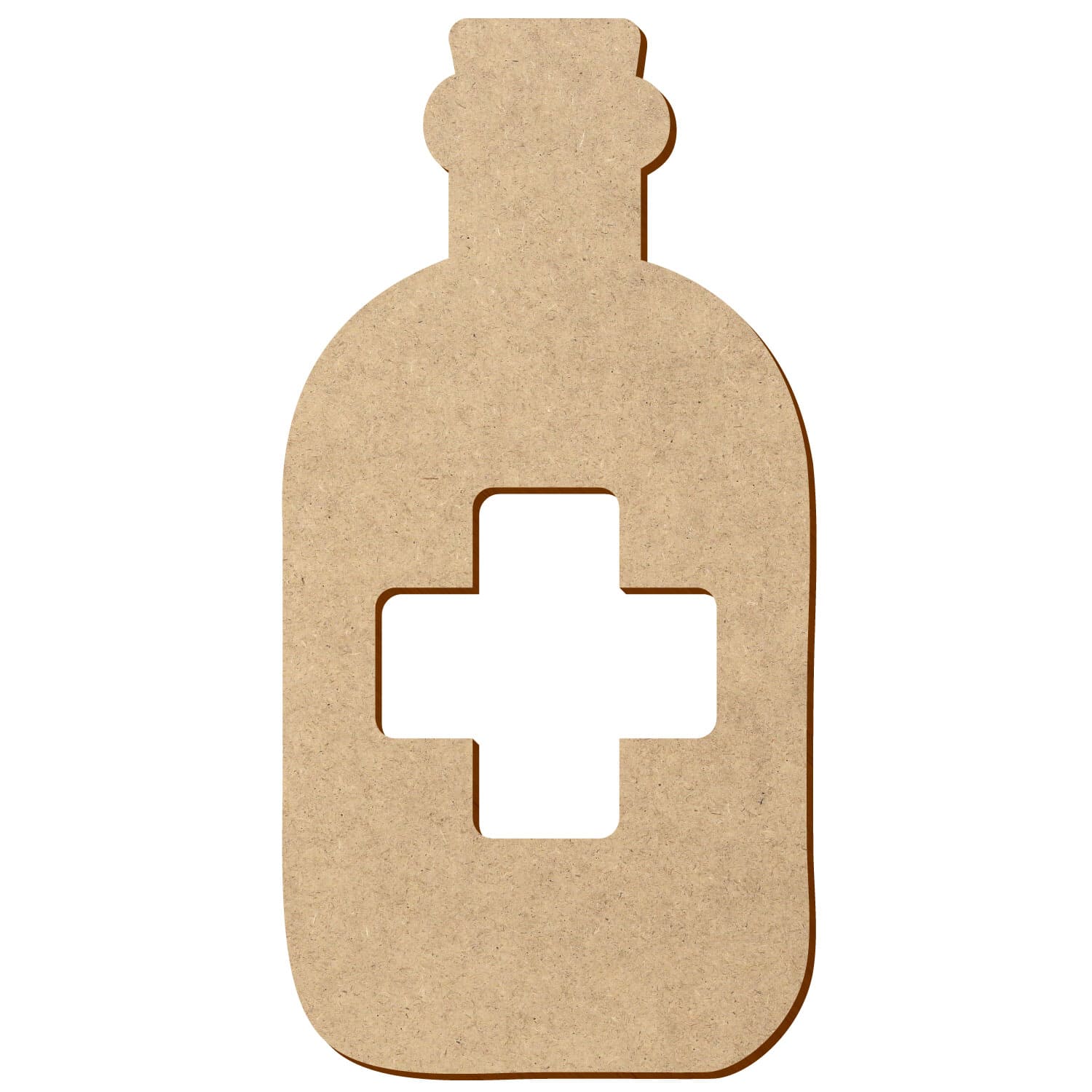 Arzneiflasche MDF Zuschnitt 5-50cm