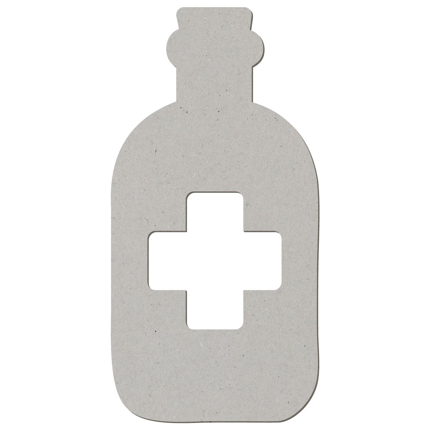 Arzneiflasche Pappe Zuschnitt 5-50cm