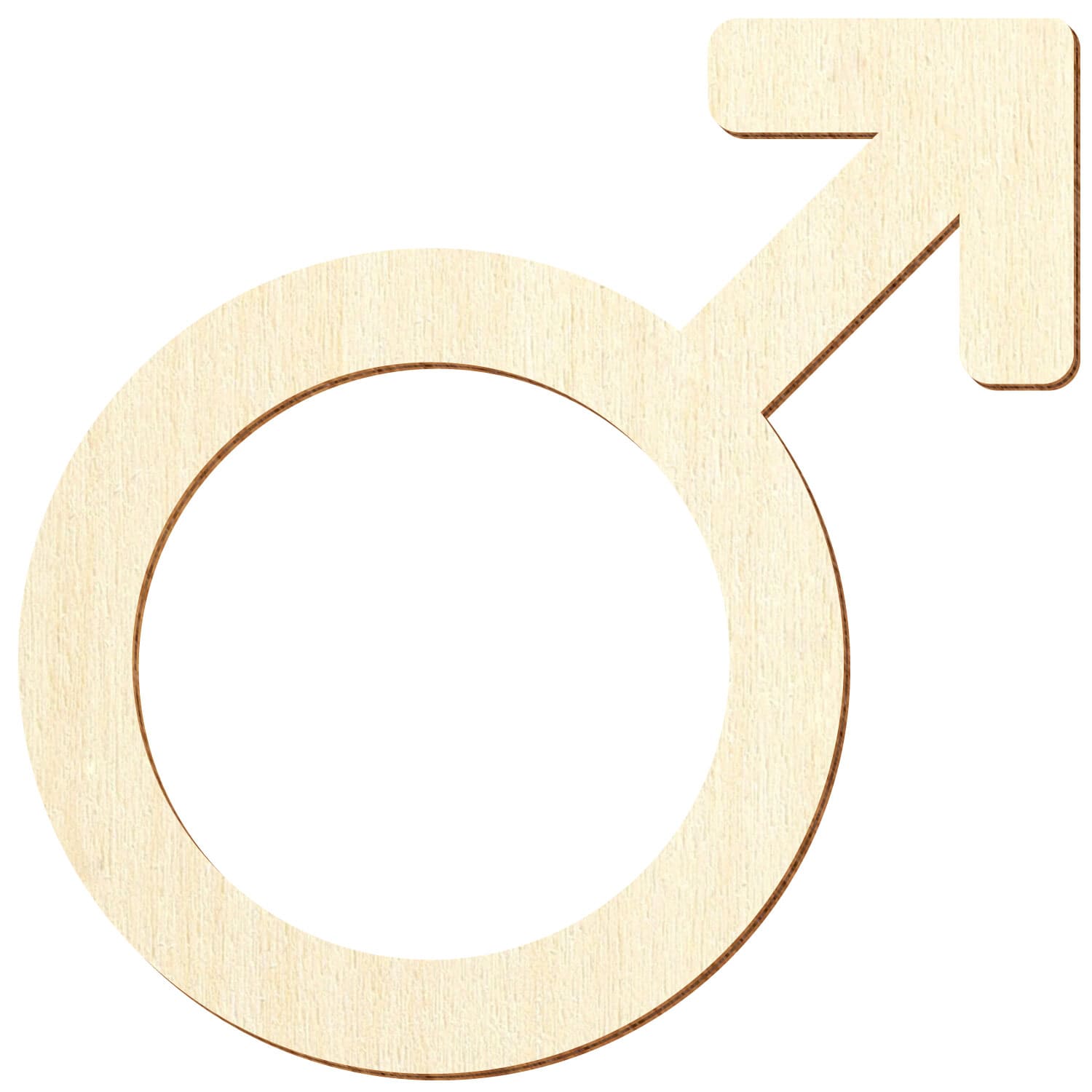 Holz Symbol Mann Holz Zuschnitt 5-50cm