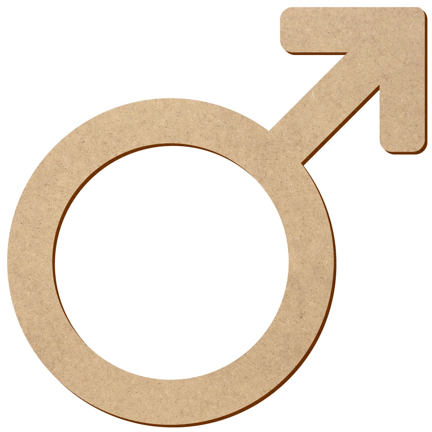 Symbol Mann MDF Zuschnitt 5-50cm