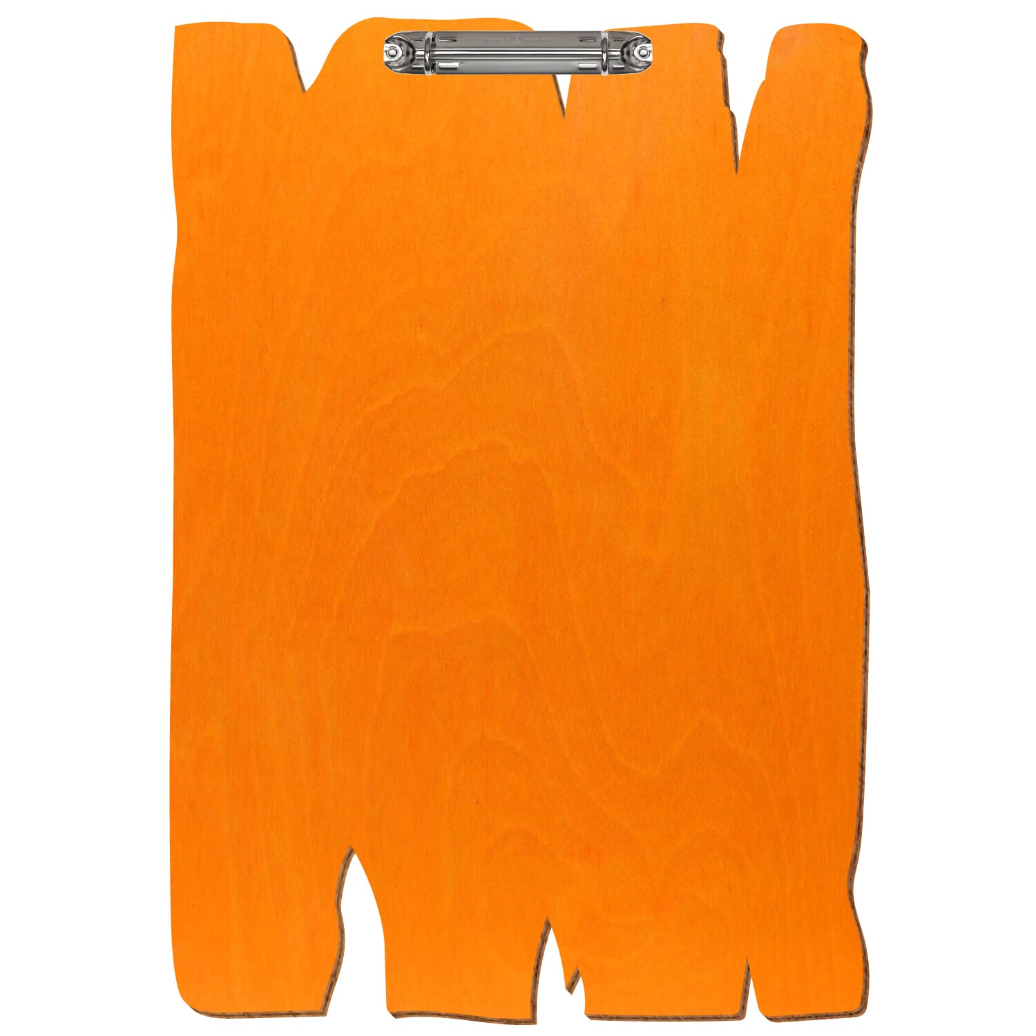 Ringbuchbrett Holzbrettform Orange A3 hochkant Ringbuchmechanik silber