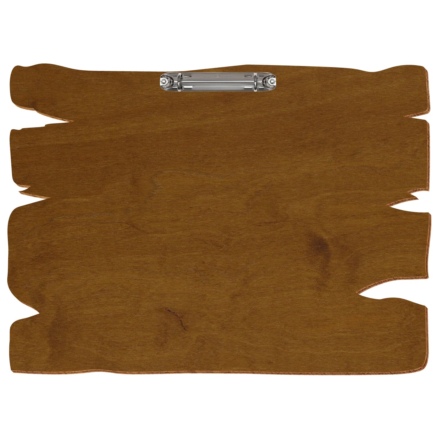 Ringbuchbrett Holzbrettform Teak A3 querkant Ringbuchmechanik silber
