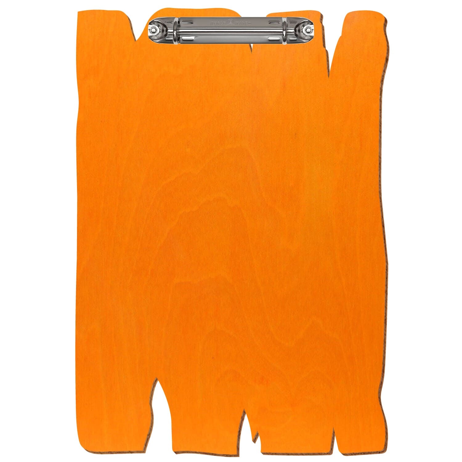 Ringbuchbrett Holzbrettform Orange A4 hochkant Ringbuchmechanik silber